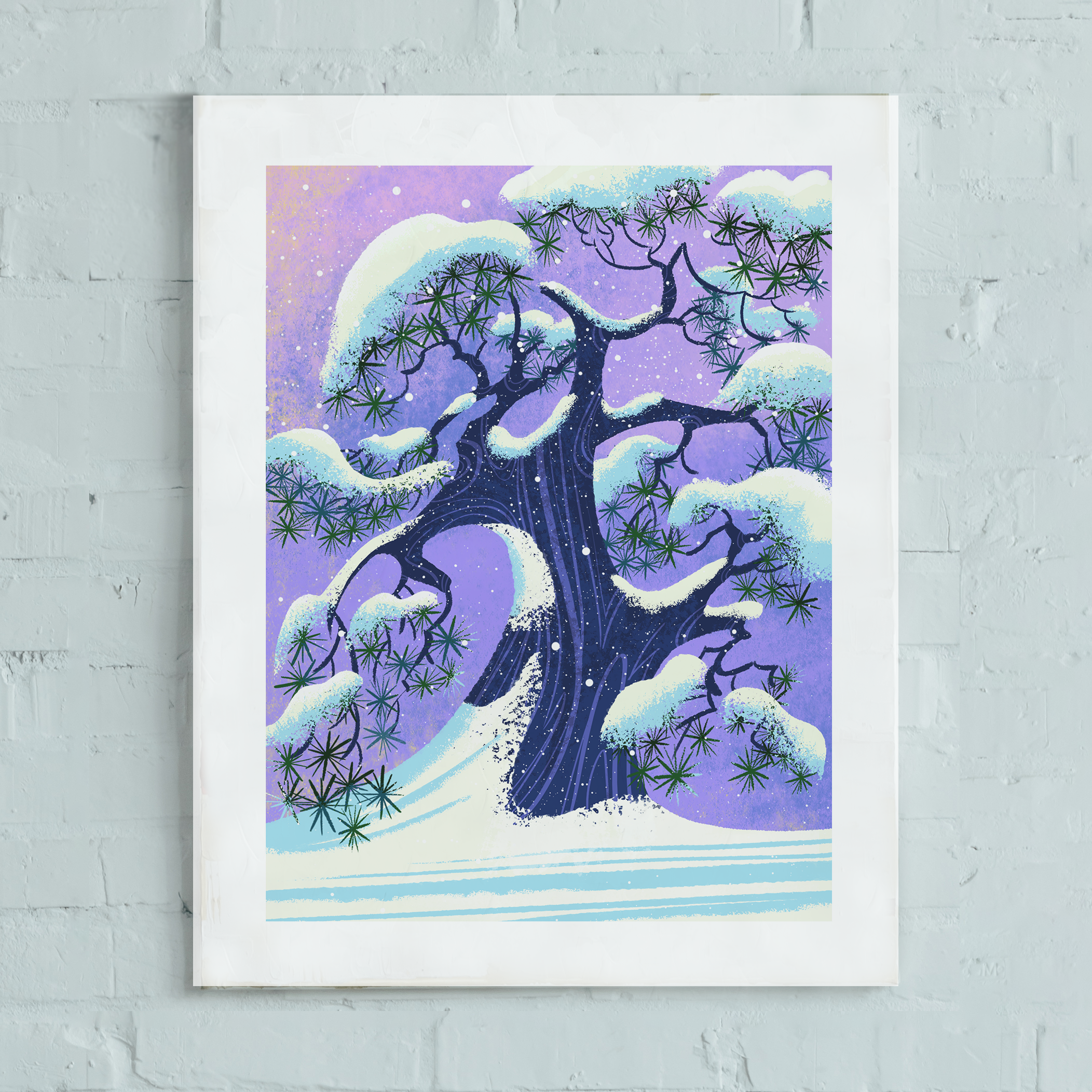 Snow Tree No. 1 - Print