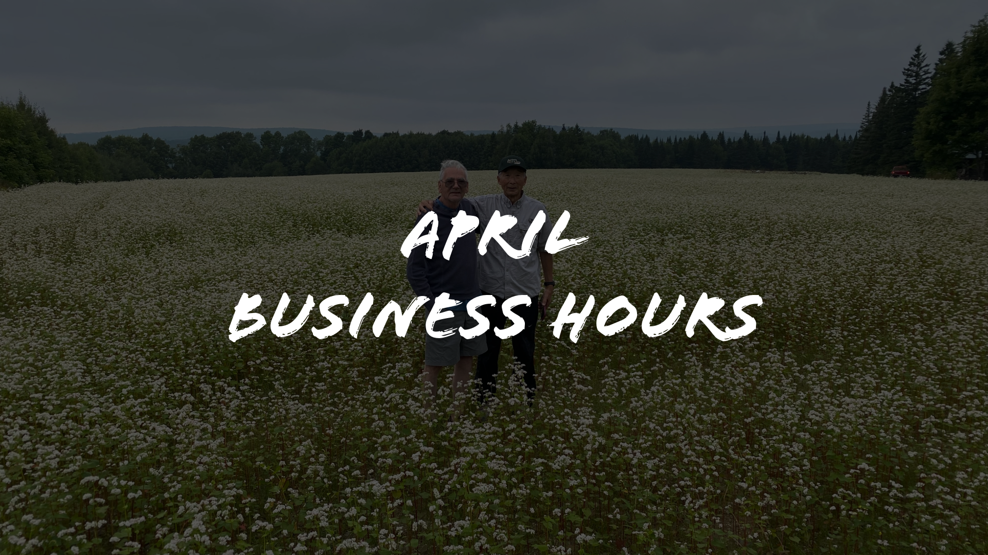 April Business Hours
