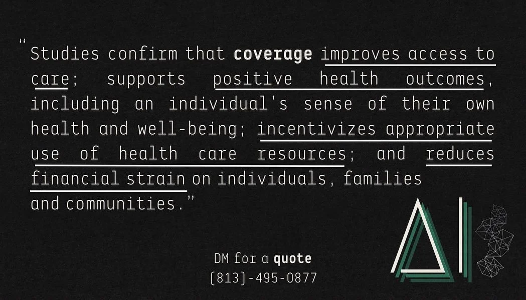 Cross one less thing off your mind so you can focus on your health!

American Hospital Association
https://www.aha.org/guidesreports/report-importance-health-coverage 

#healthinsurance #insurance #lifeinsurance #health #insuranceagent #healthcare #i