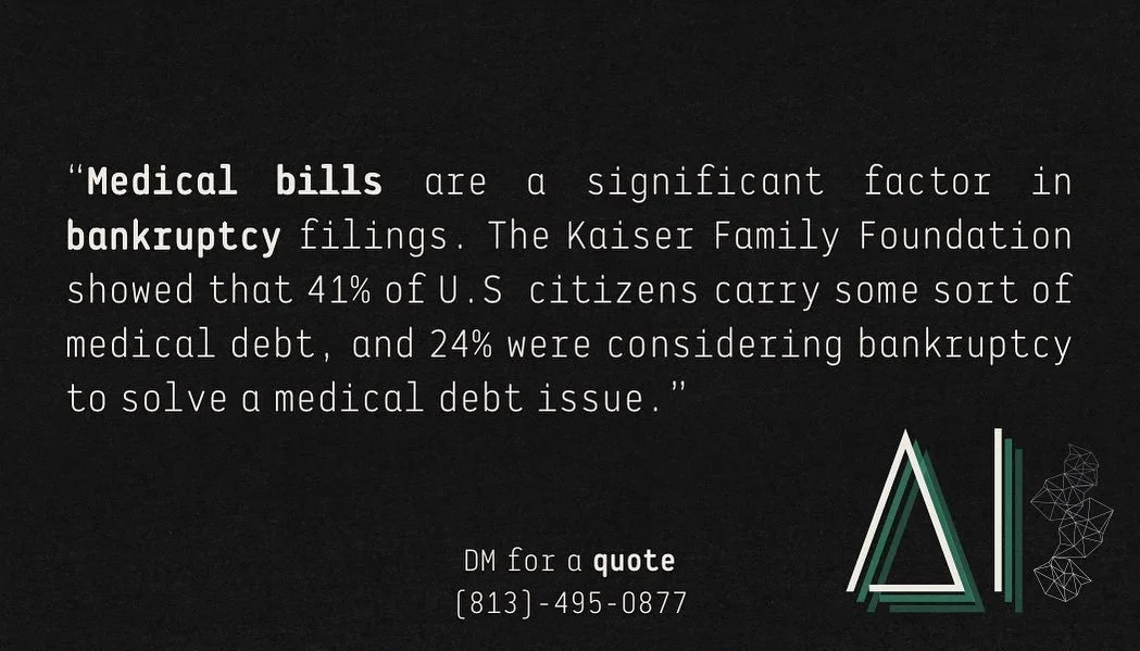 Secure your future today. A life-threatening accident or illness is enough trouble of its own without having to worry about how you&rsquo;ll survive&mdash;once you survive.

https://www.debt.org/bankruptcy/statistics/Causes_for_Bankruptcy

#healthins