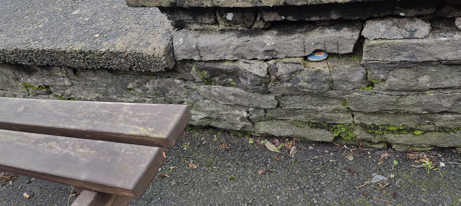 Painted memorial stone 20