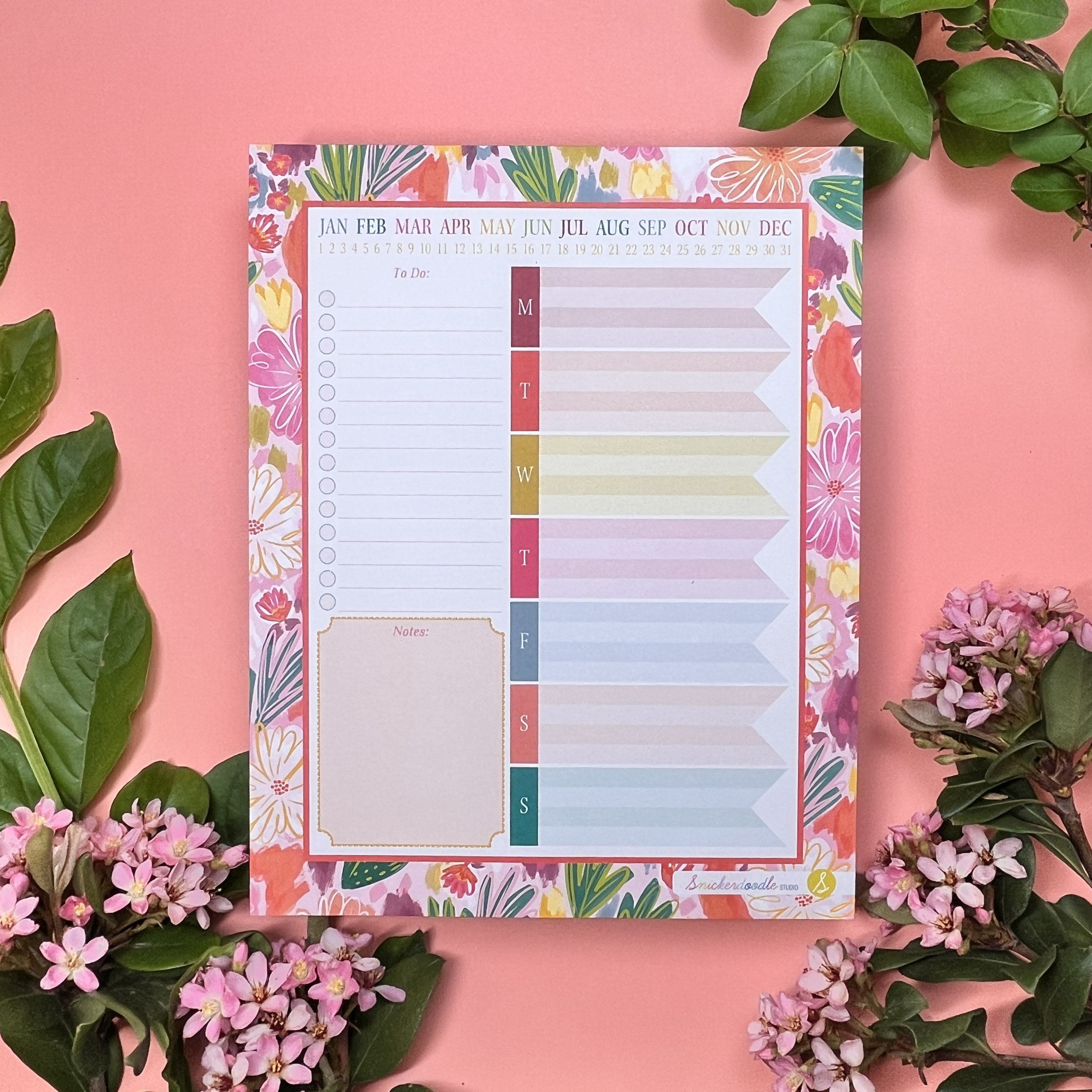 Dreamy Floral Weekly Planner