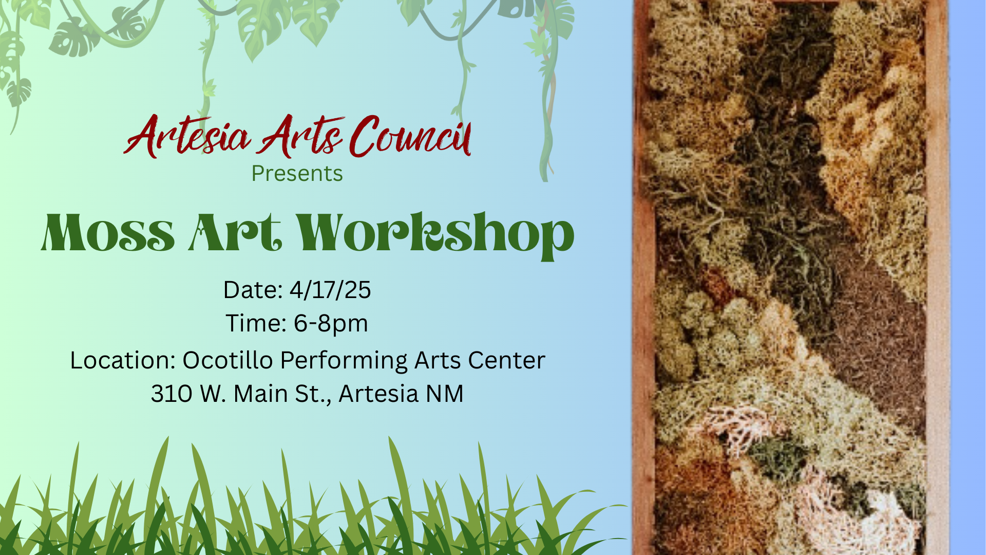 Moss Art Workshop