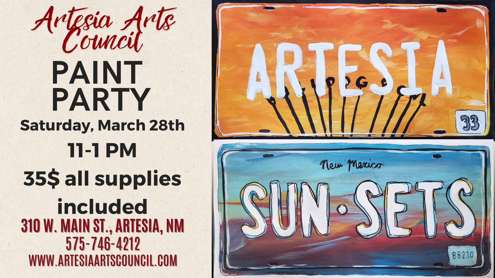 Car Show Paint Party