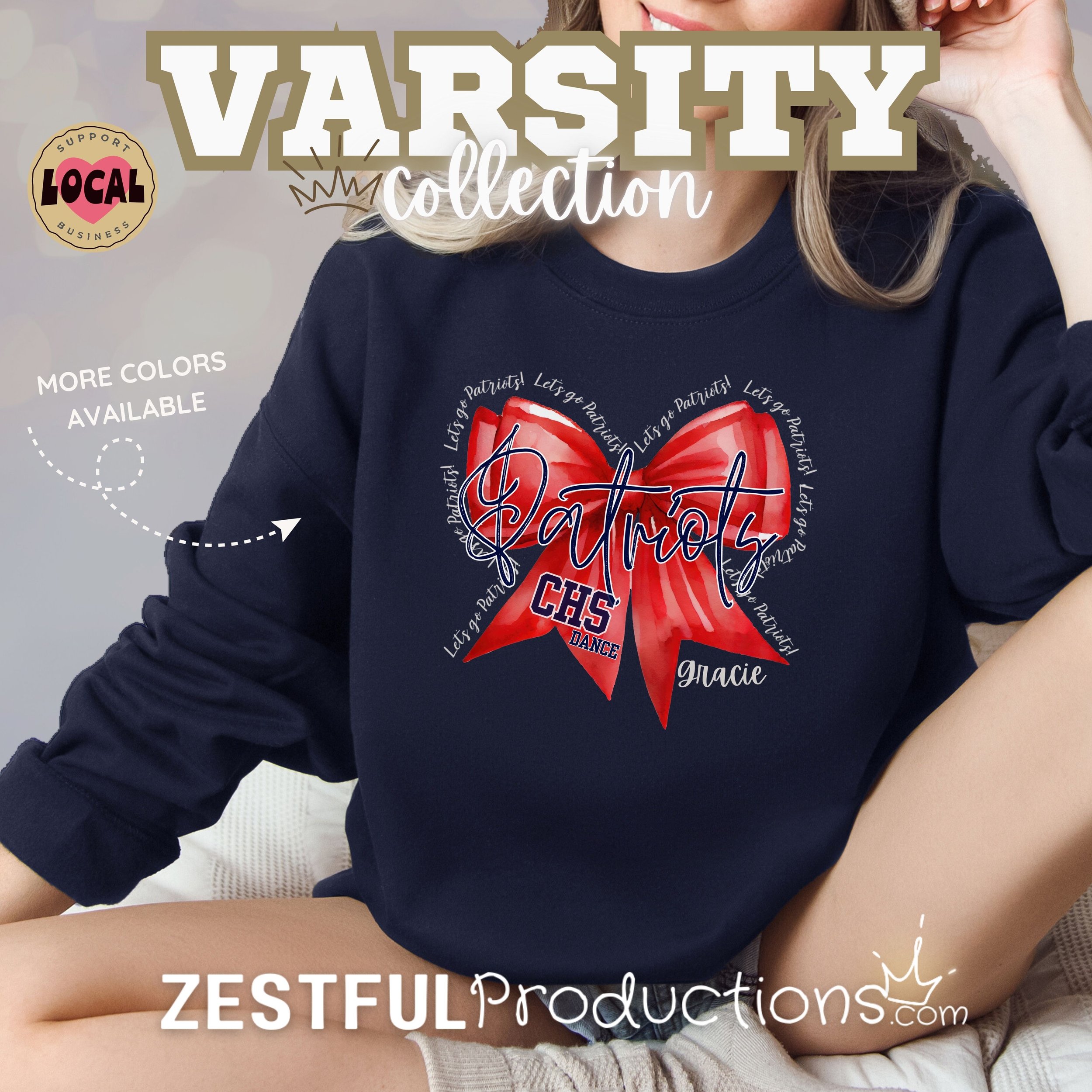 Century High School Bow Sweatshirt