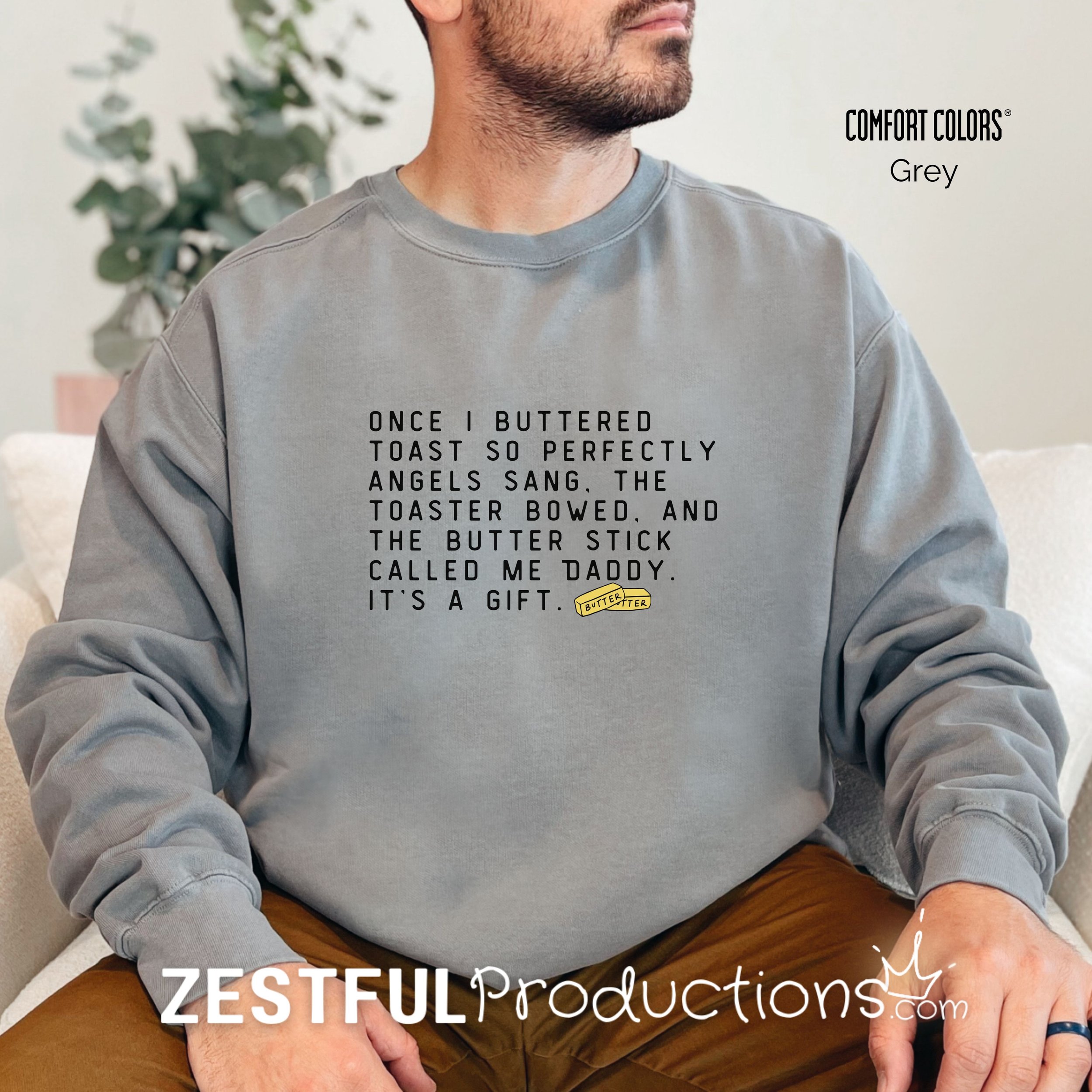 Buttered Toast Unisex Sweatshirt