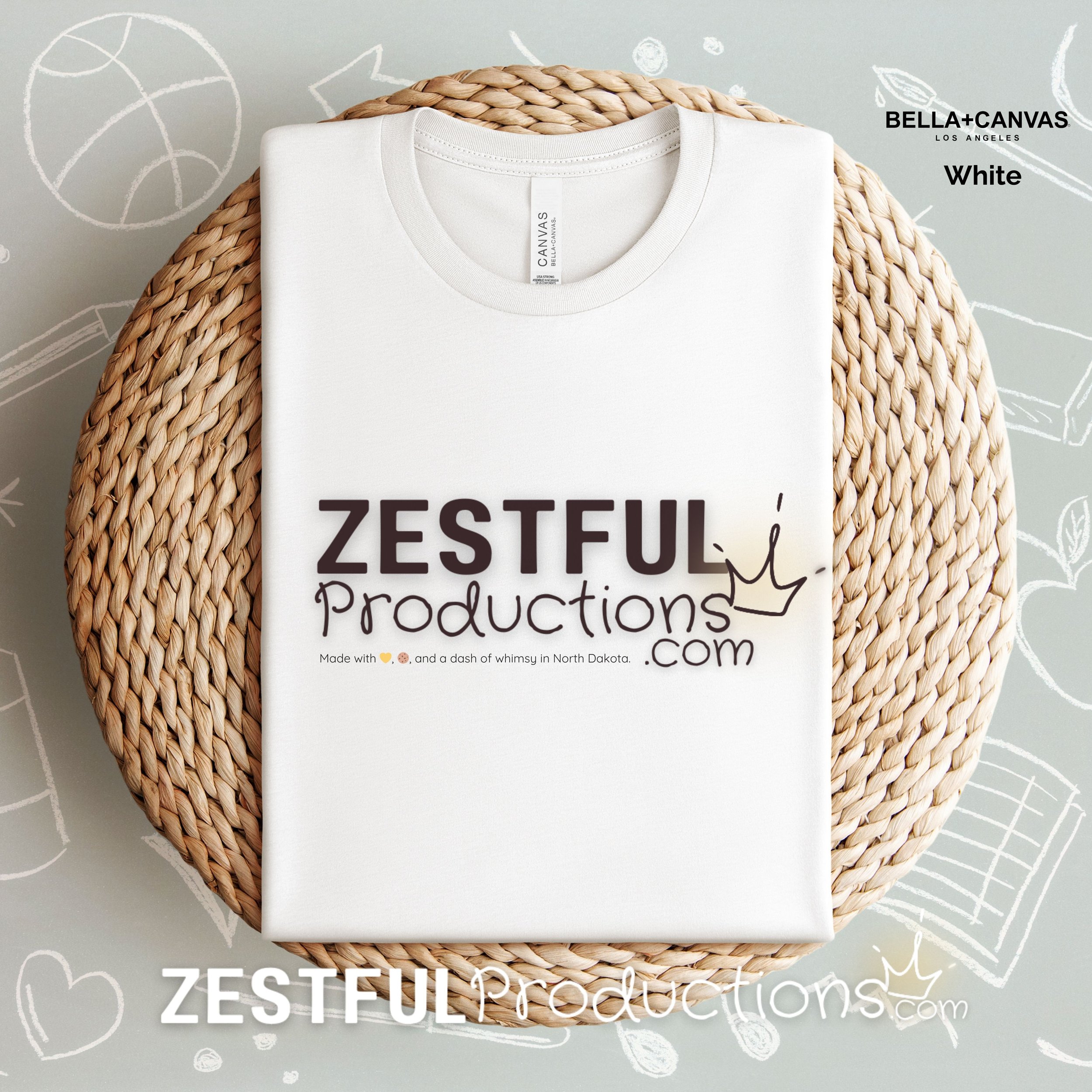 Zestful Productions Logo Tee Youth S-XL