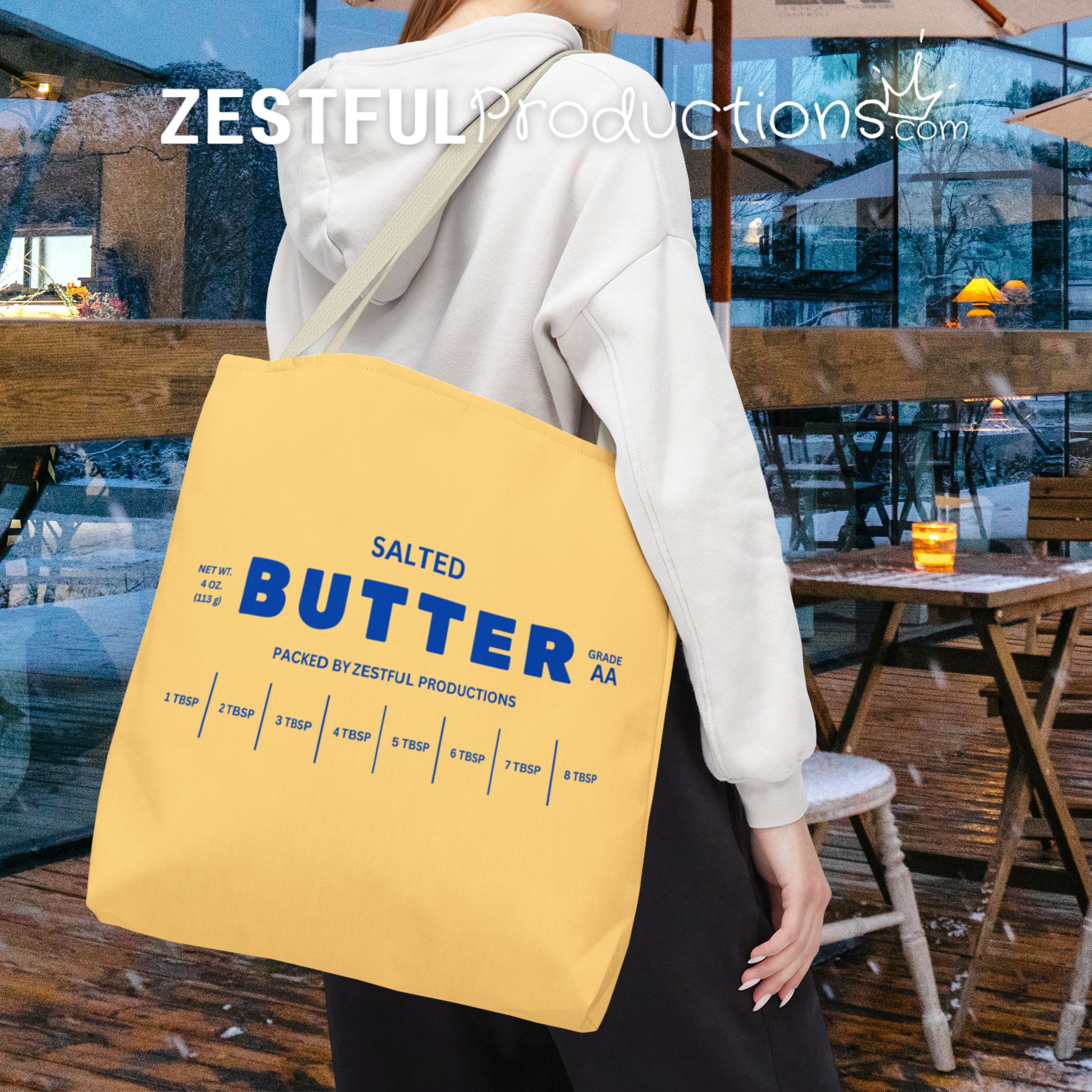 Salted Butter Tote Bag | 3 Sizes