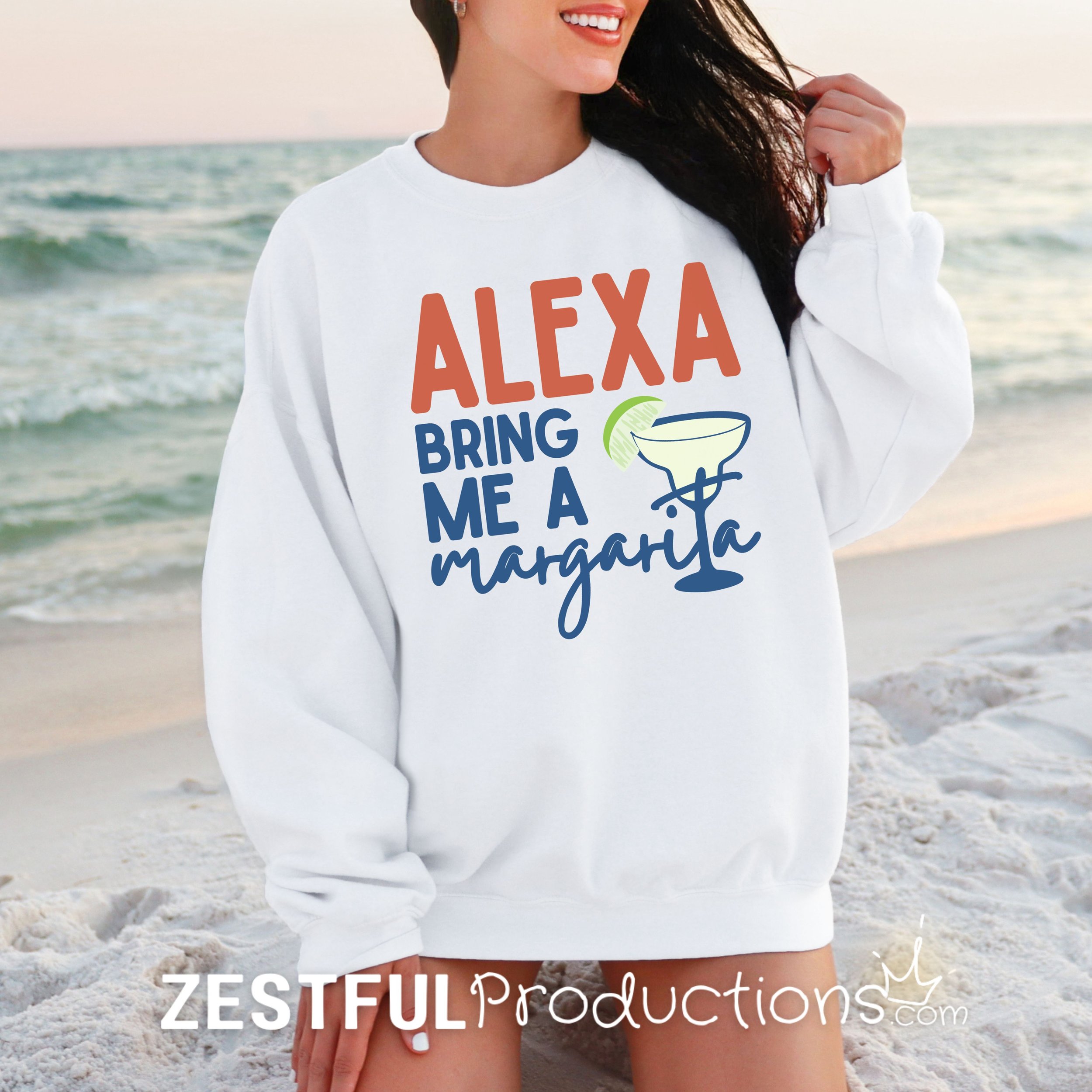 Alexa Bring Me a Margarita Unisex Sweatshirt