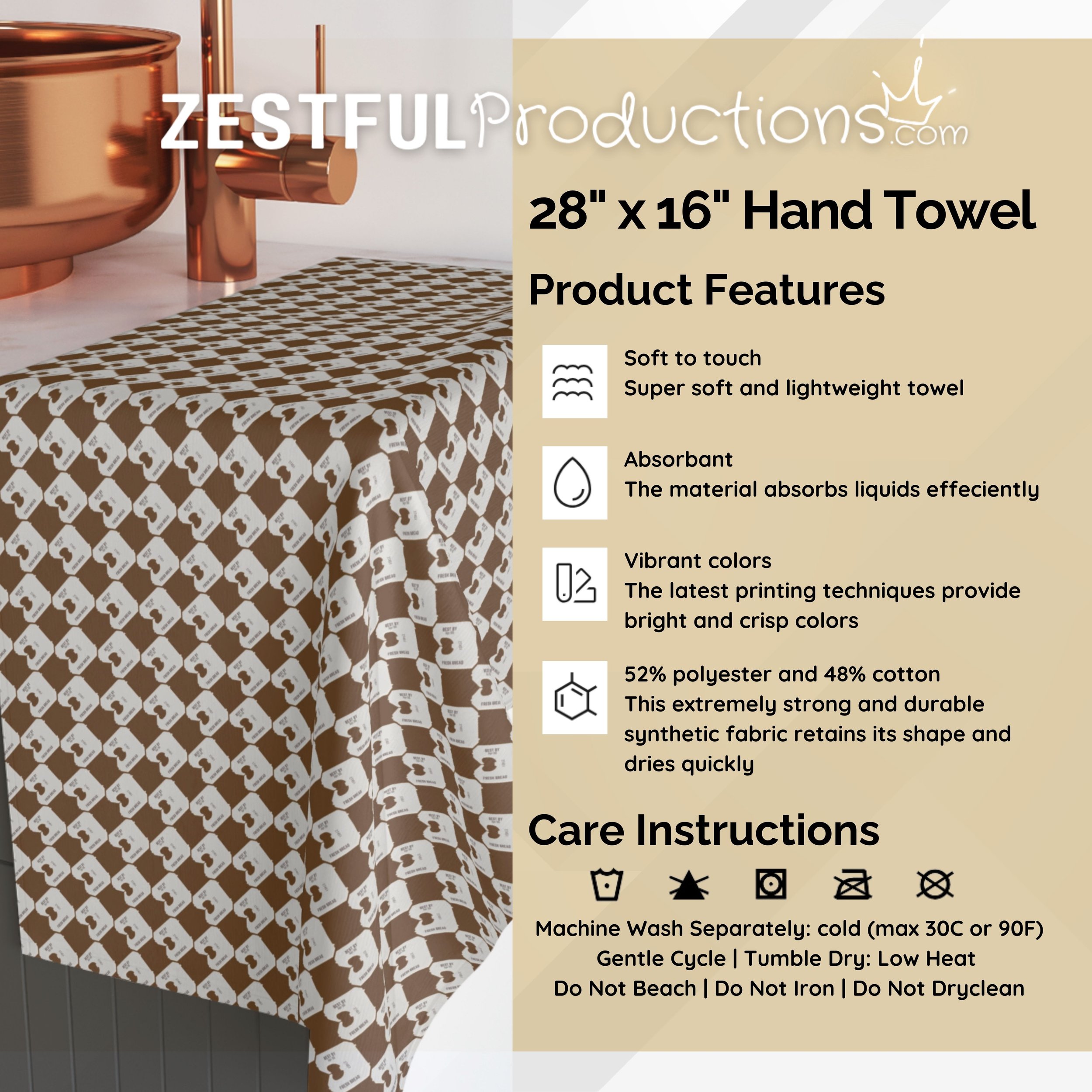 Hand Towel Care Inst BREAD CLIP BROWN.jpg