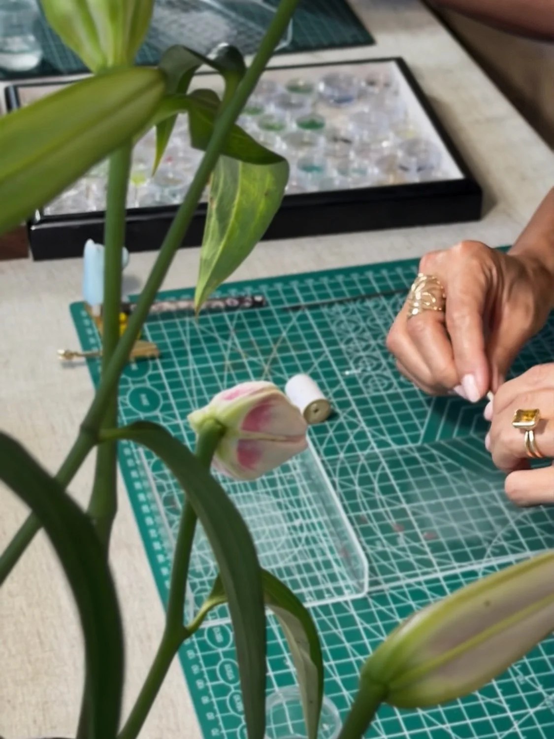 If you&rsquo;re ever looking for something personal, playful, and meaningful, you might find it here. ♡

A little jewelry studio tucked away in Downtown Los Angeles, filled with fresh flowers, greenery, and little moments of creativity.

A space to s