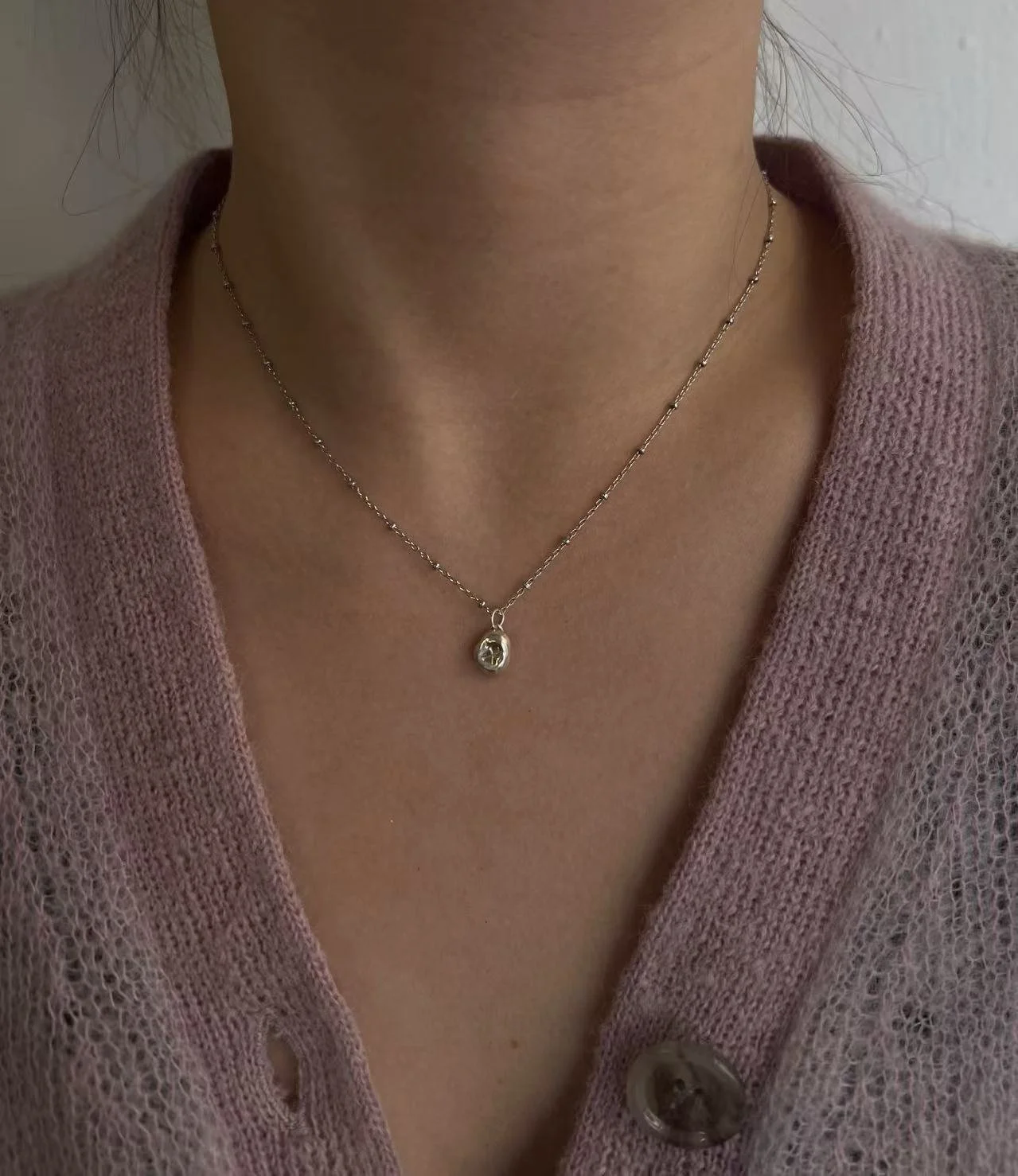 Single Tear Drop Pendant(Comes without chain) $100/pair, Engraving Available