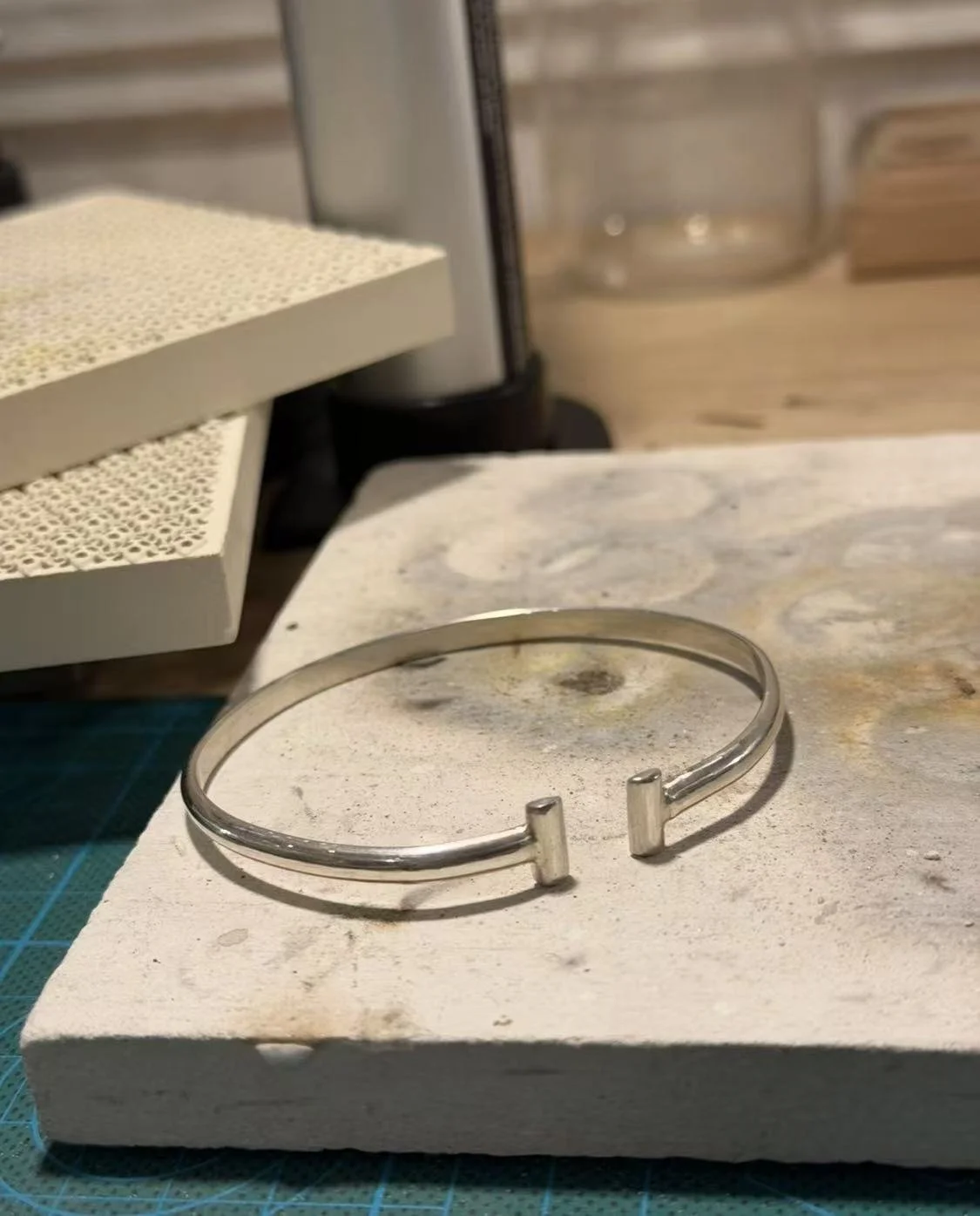 Half Round Cuff 
$235/ea, $400/pair