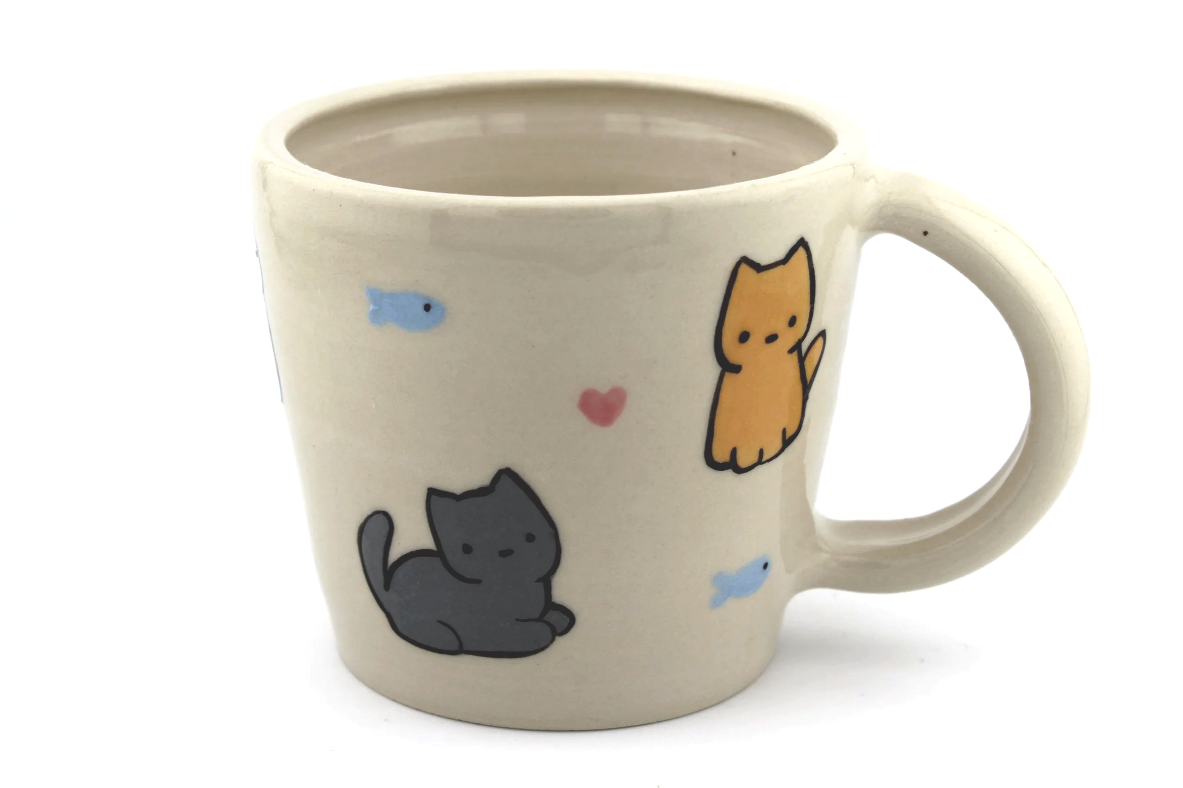 Painted Kitty Mug