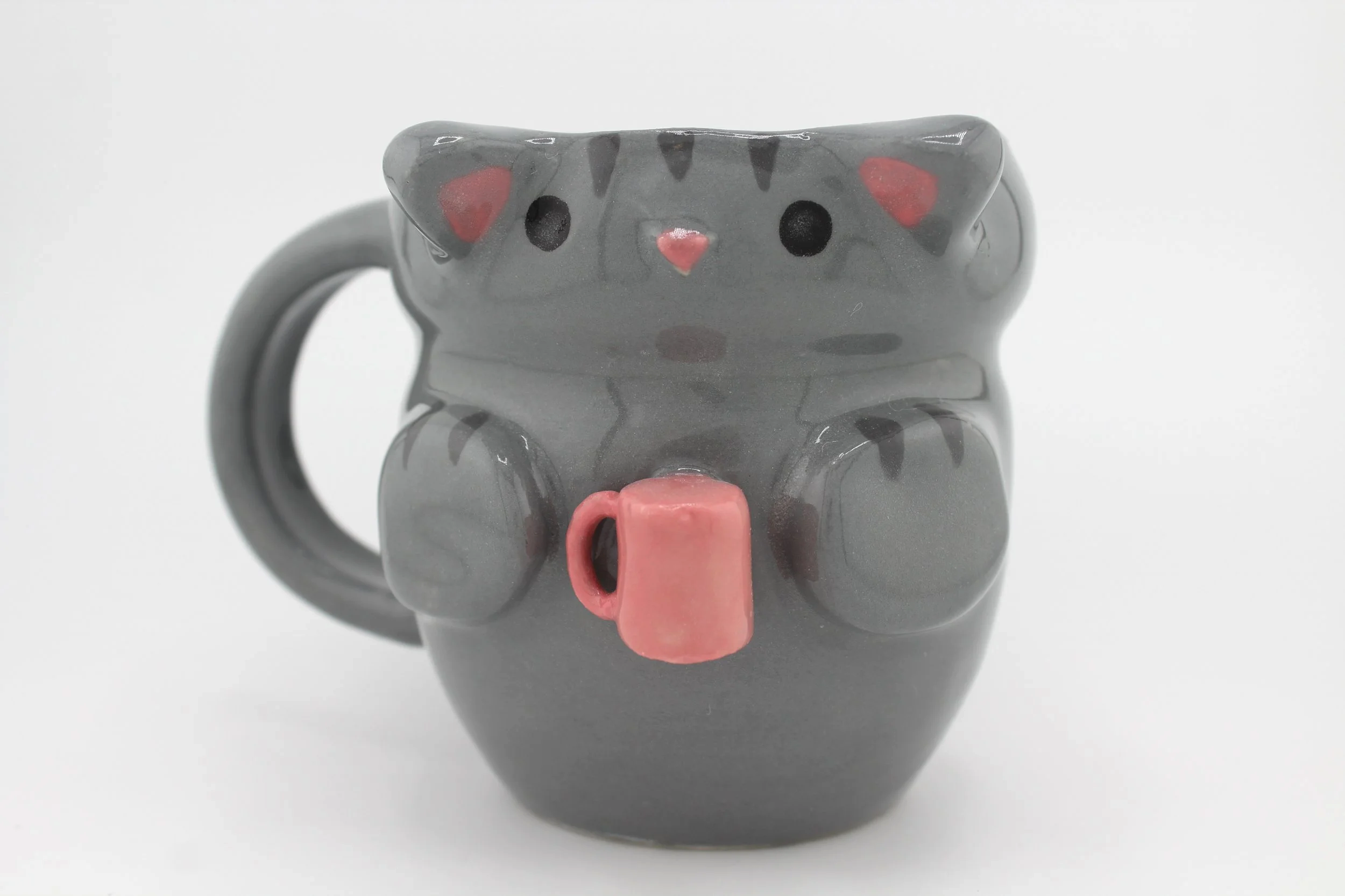 Gray Kitty Mug