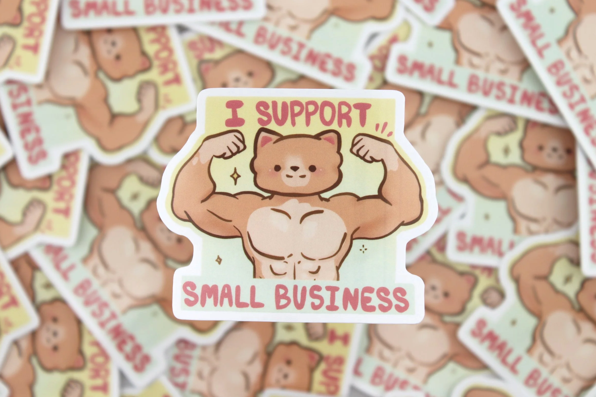 I Support Small Business Sticker