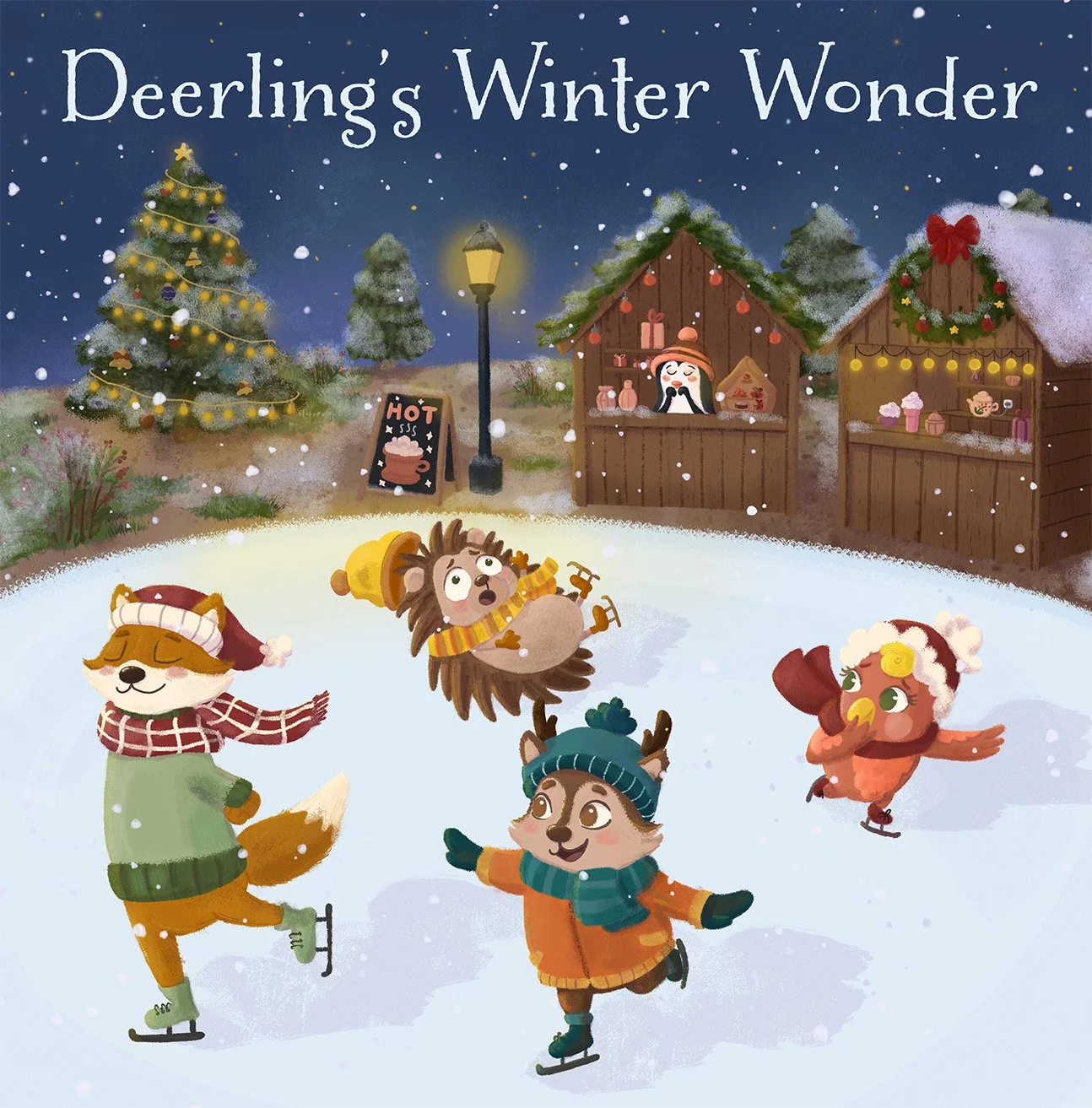 Picture Book Cover: Deerling's Winter Wonder