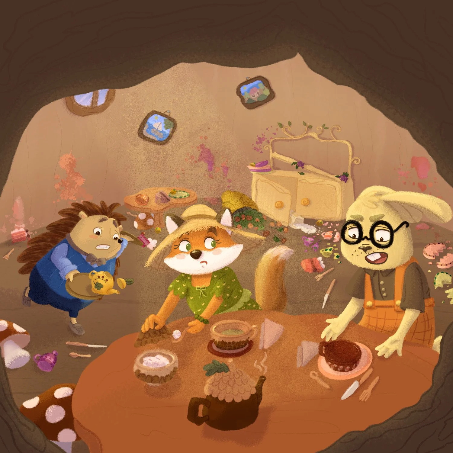 Picture Book Cover: The Tea Party