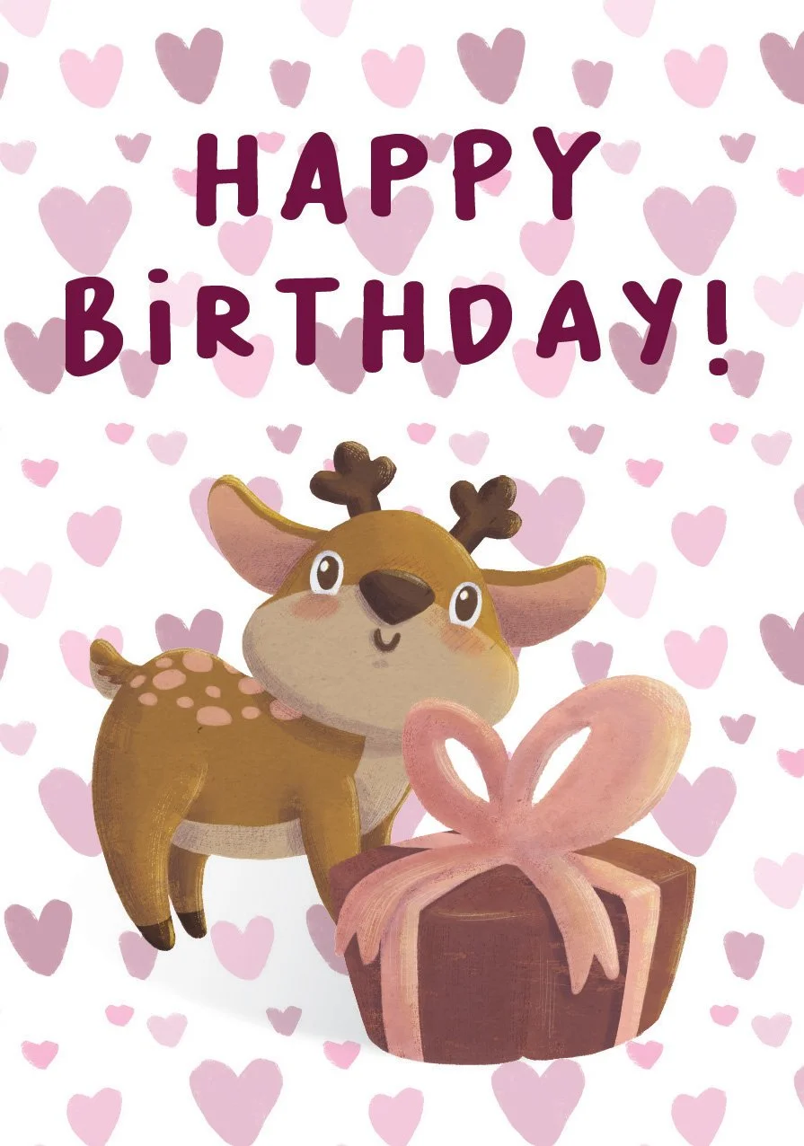 Postcard: Happy Birthday