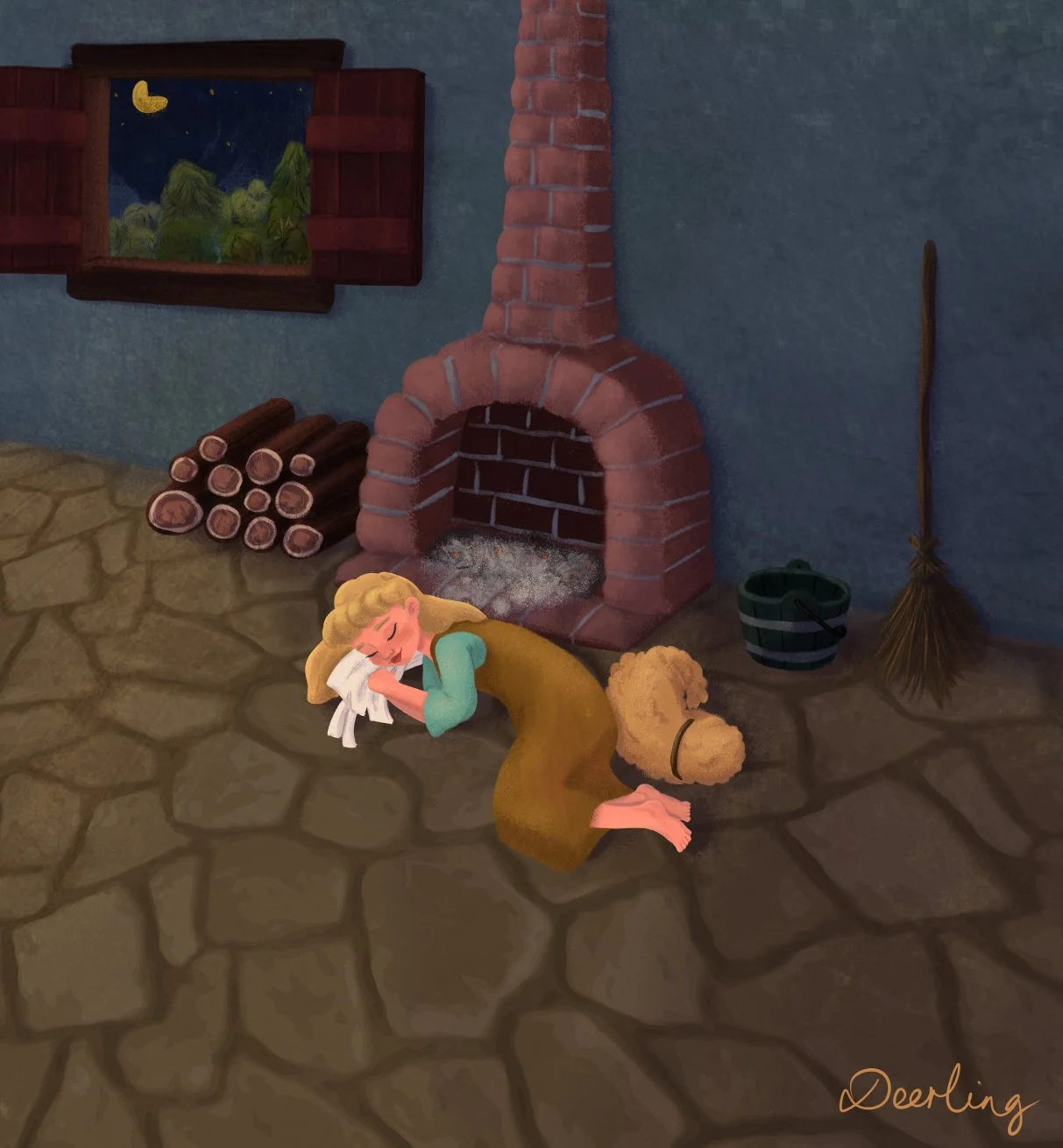 Picture Book Vignette 
Illustration: Cinderella