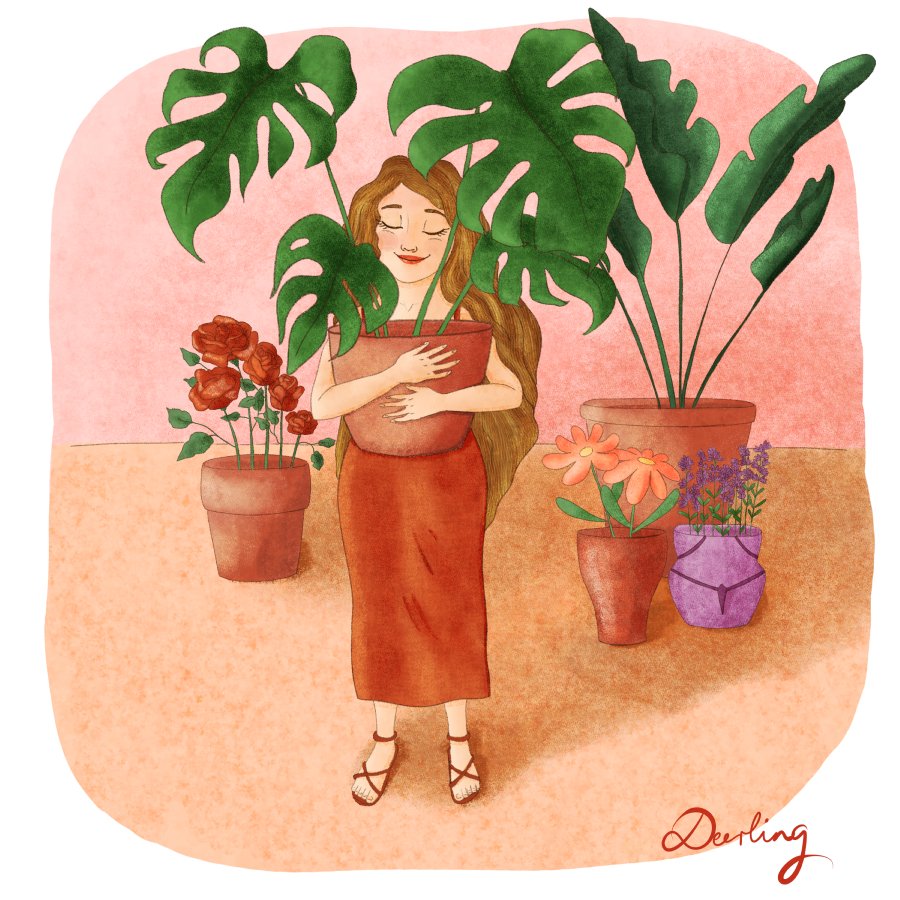 Postcard: Mother's Day, Plantmom