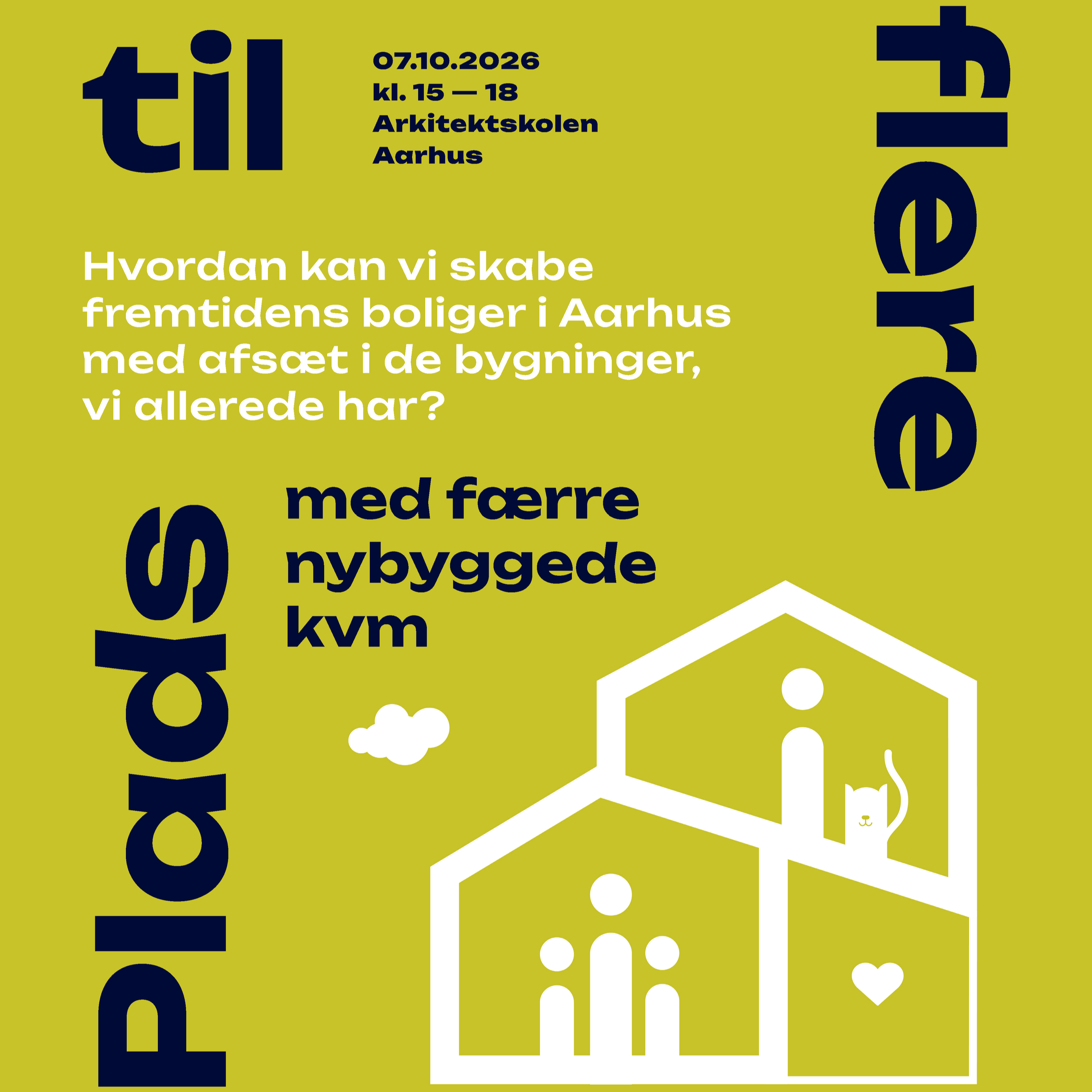 Event: Plads til flere i Aarhus – med færre nybyggede kvadratmeter