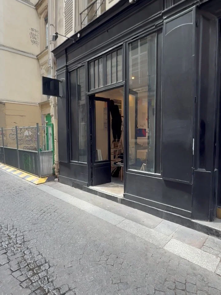 Construction and work hanging for our End of Year Show #graduateshow #architecture