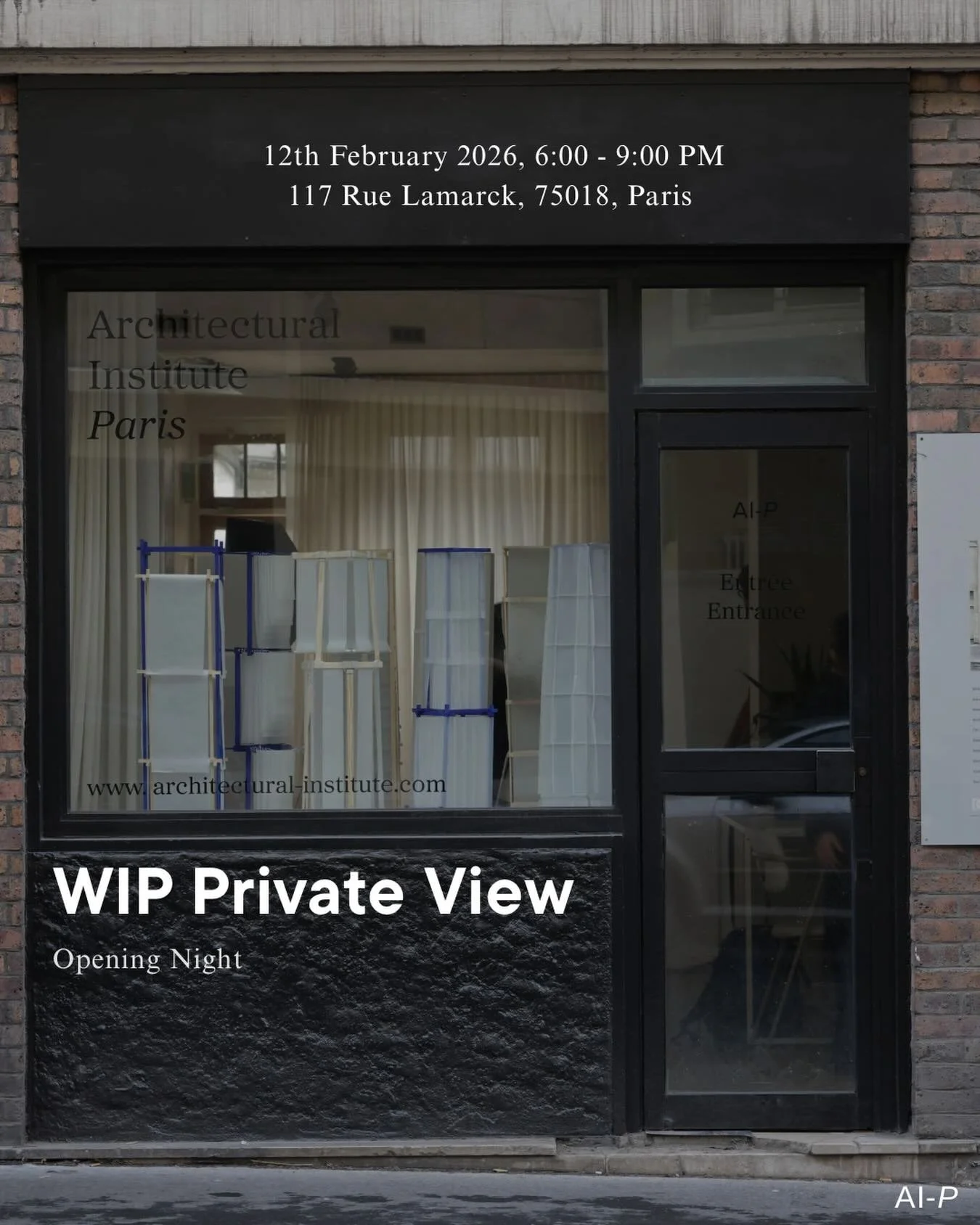 WIP Private View
12 February, 6:00-9:00 PM

A presentation of Work in Progress from the studio :  Drawings, models and ongoing spatial investigations shared in advance of final review. The WIP show foregrounds process, speculation and development.

#