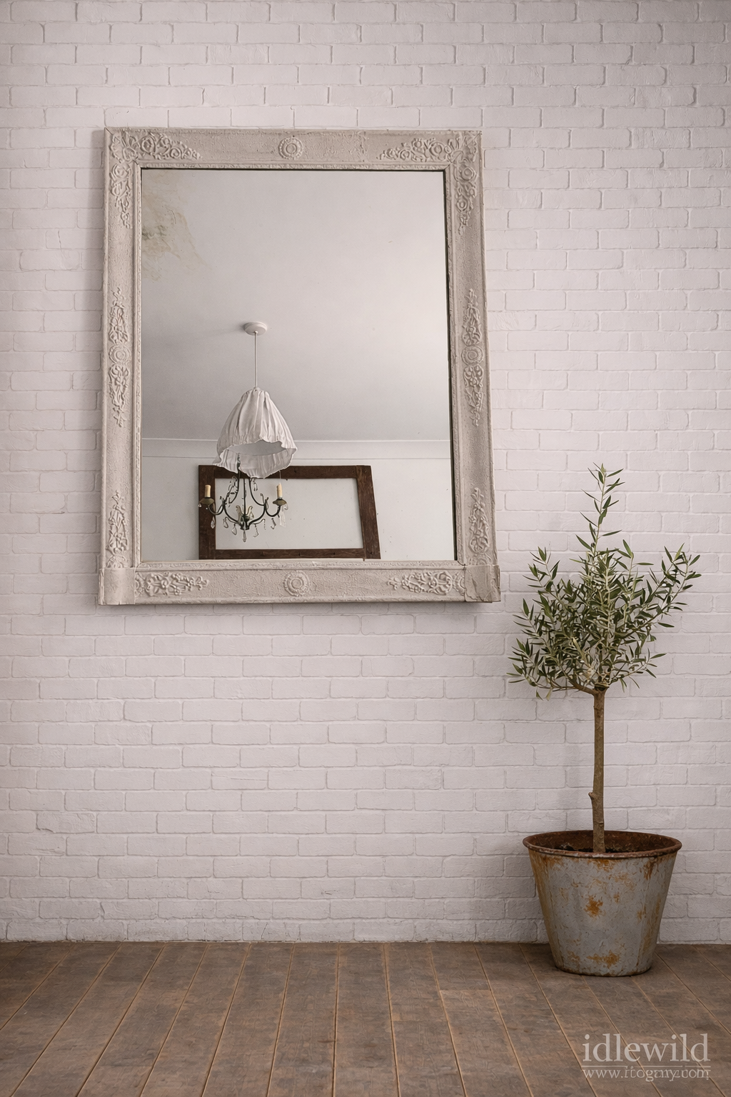 Large Framed Mirror