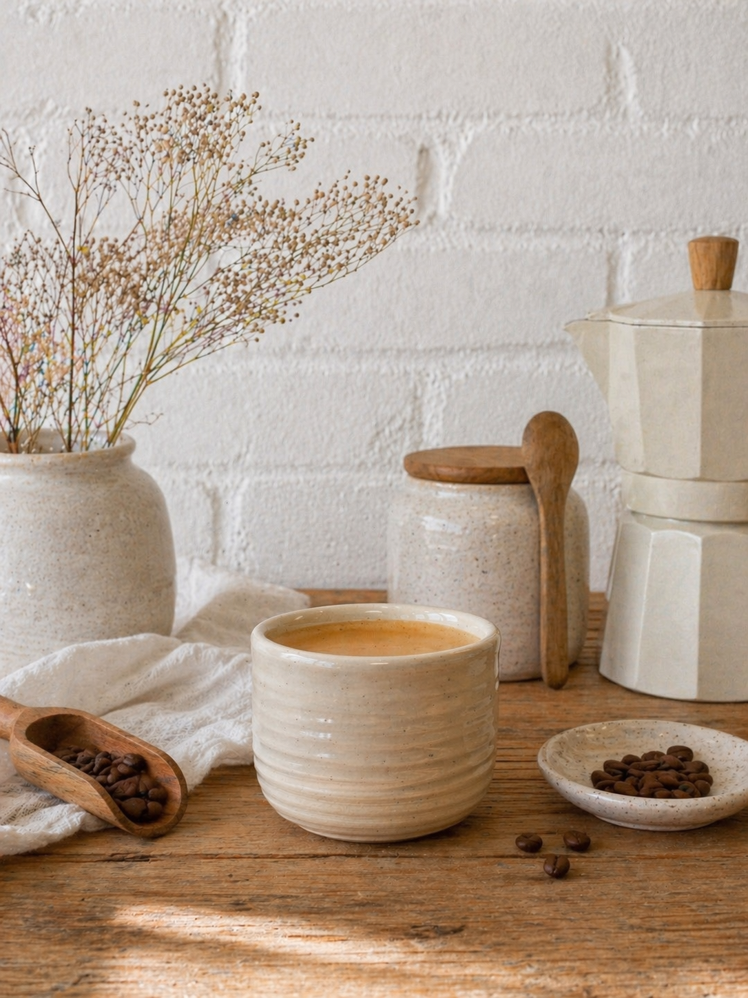 Handmade Pottery Ristretto Coffee Cup