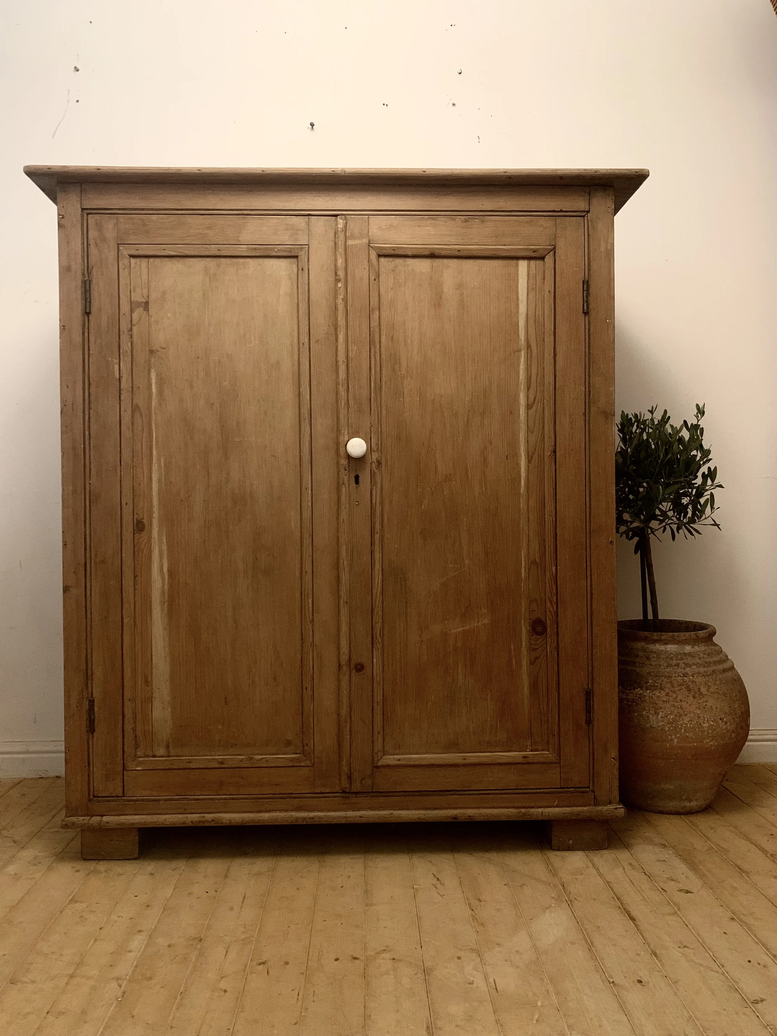 Antique Pine Housekeepers Cupboard