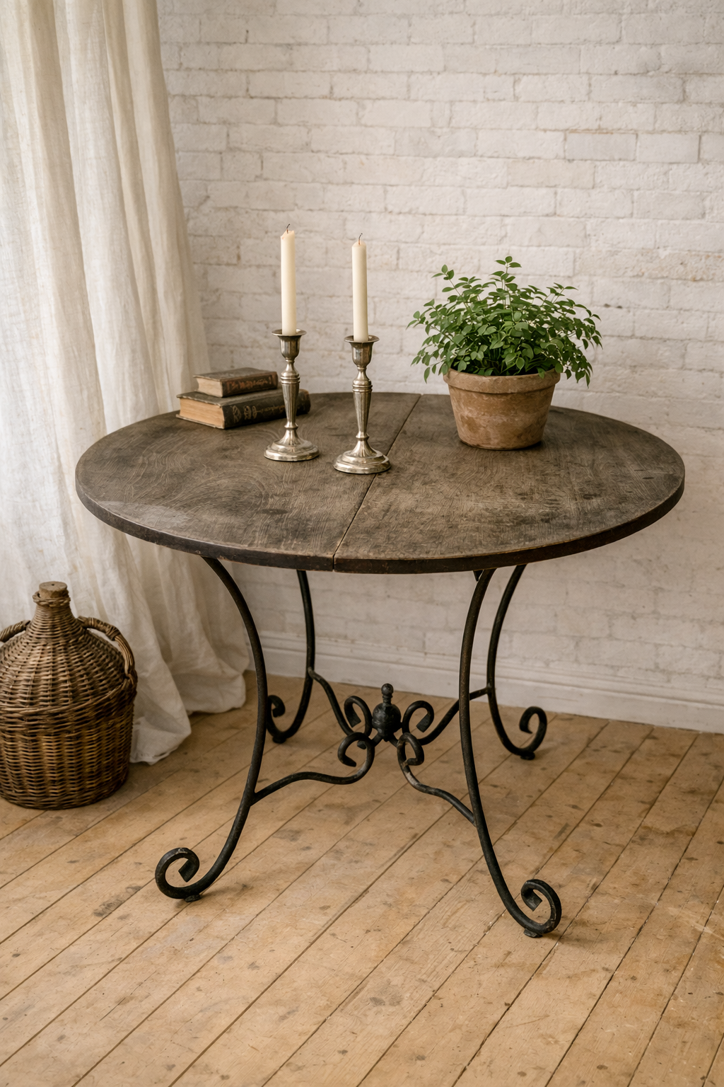 Oak Bistro Table
