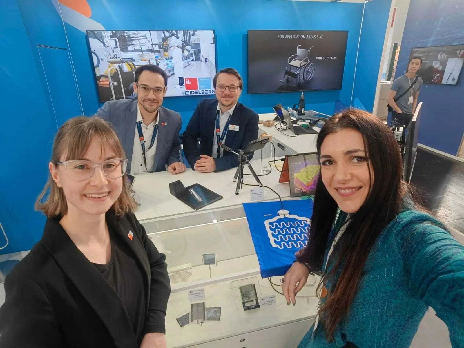 Textile ETP and SmartX Community members at MEDICA