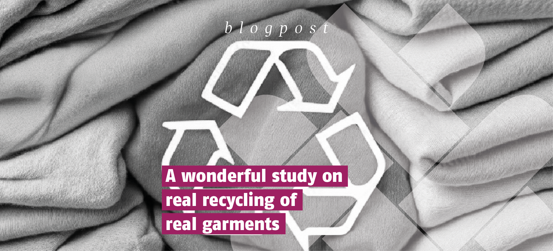 A wonderful study on real recycling of real garments