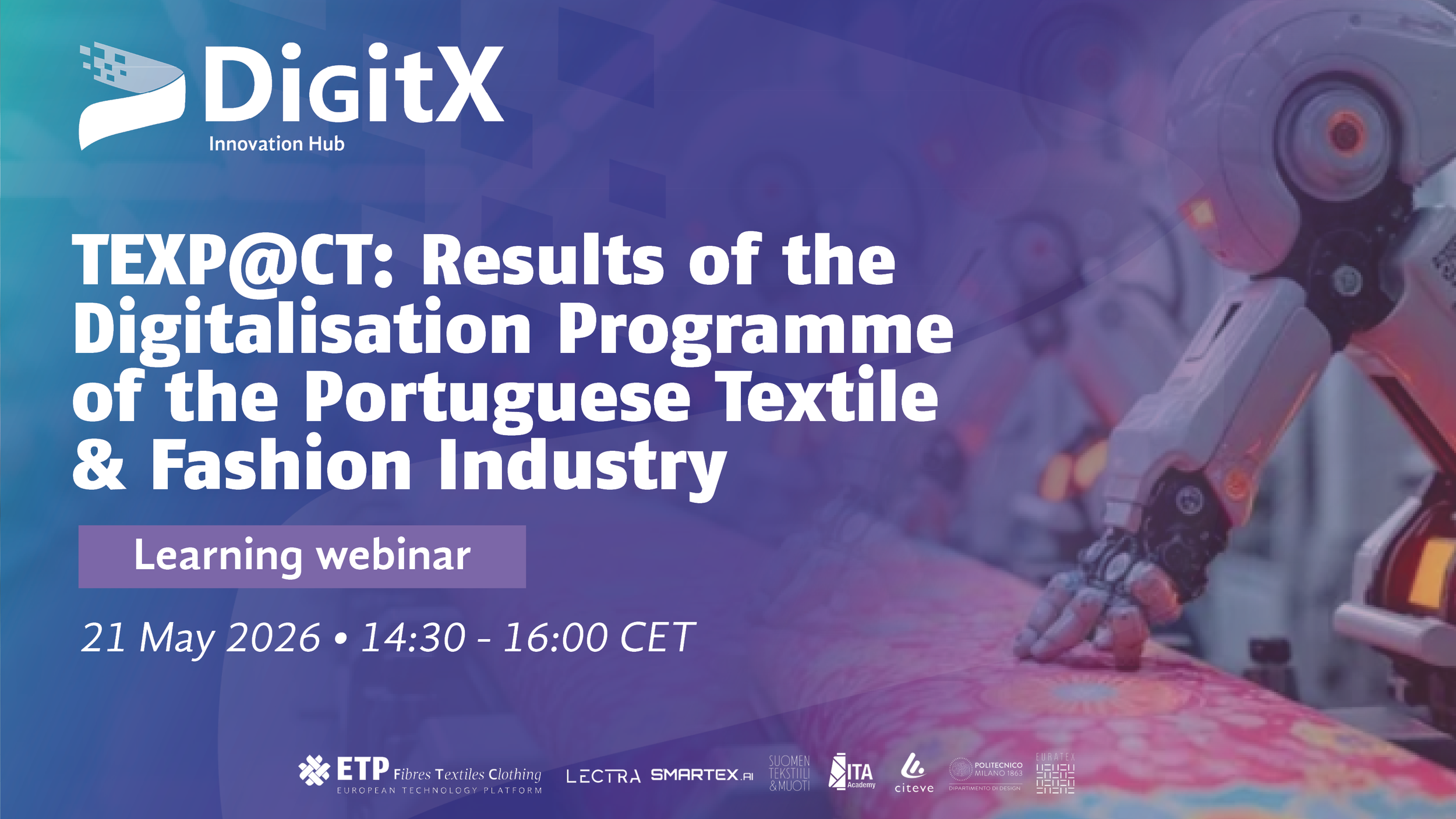 TEXP@CT: Results of the Digitalisation Programme of the Portuguese Textile &amp; Fashion Industry