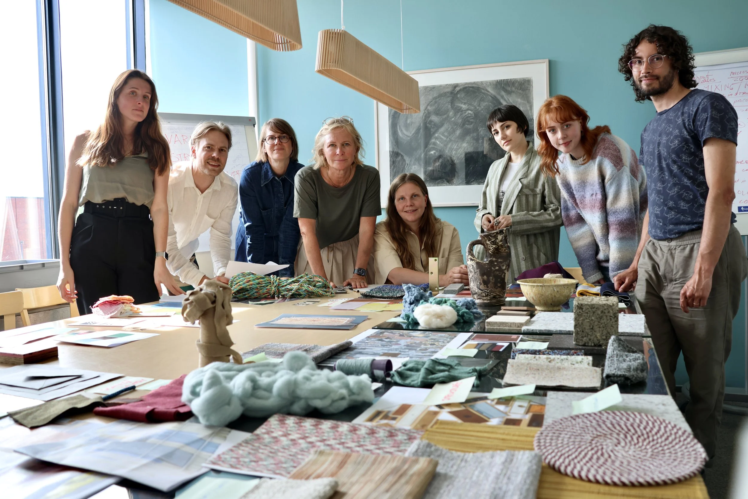 MELANGE starts with a co-creative design workshop at Aalto University to shape the visual identity of this new project transforming colouration in textiles