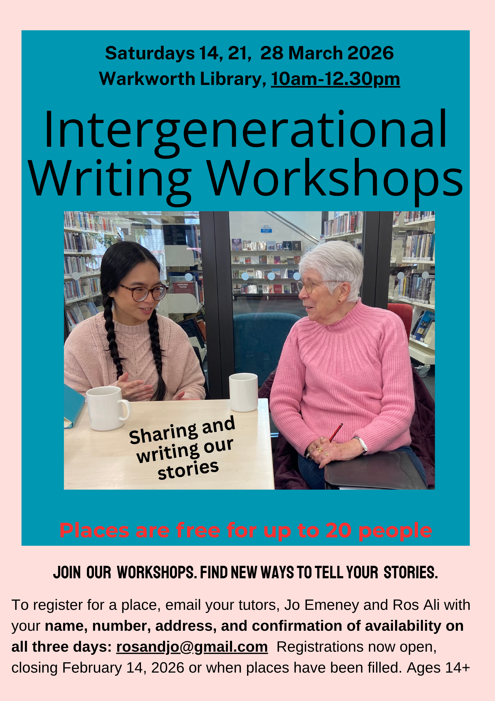 Intergenerational Writing Workshops
