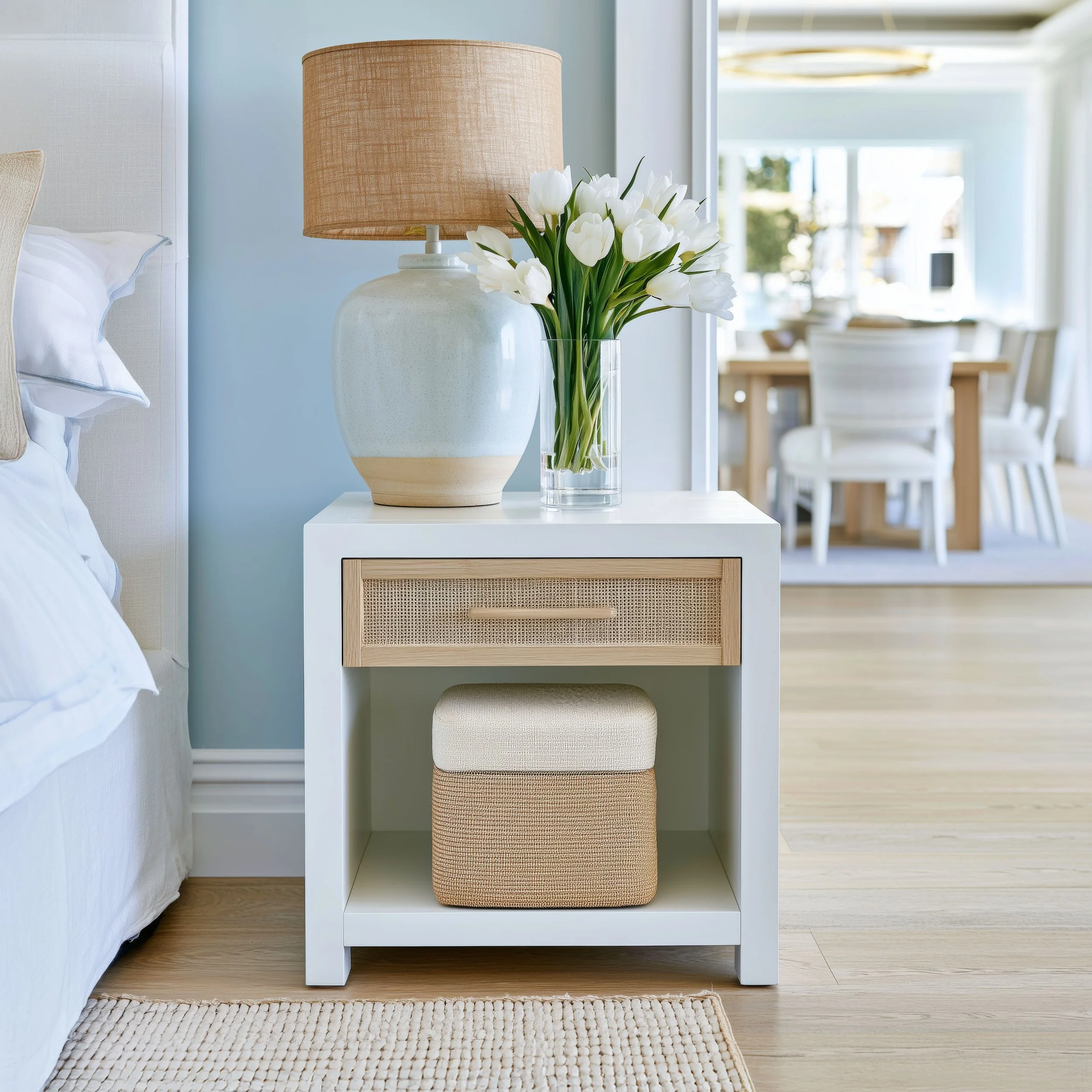Whitecap Bedside Table