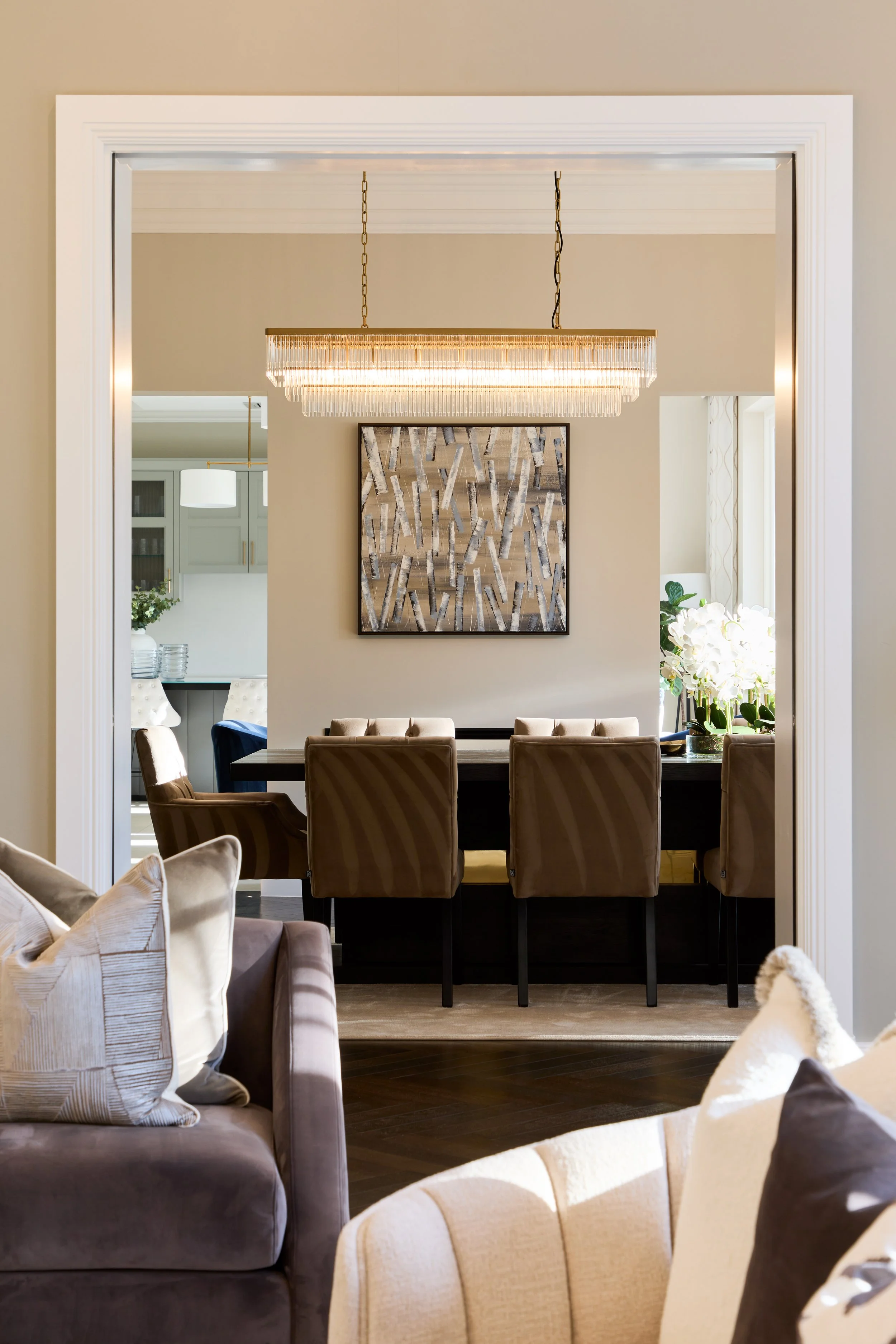 Furnbury Interior Design Burwood Park Surrey Dining Room Doorway