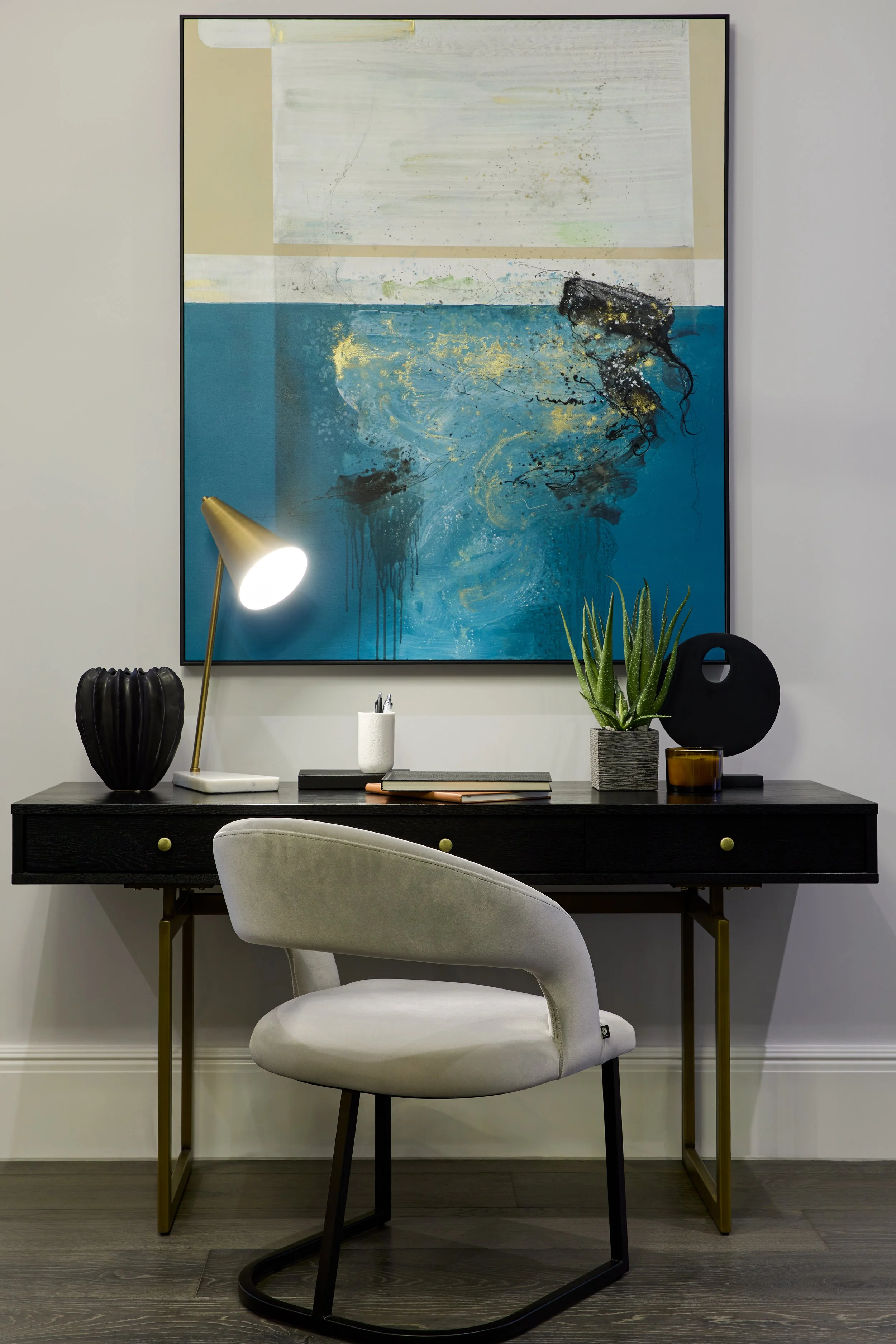 Furnbury Interior Design Burwood Park Surrey Bedroom 5 Desk