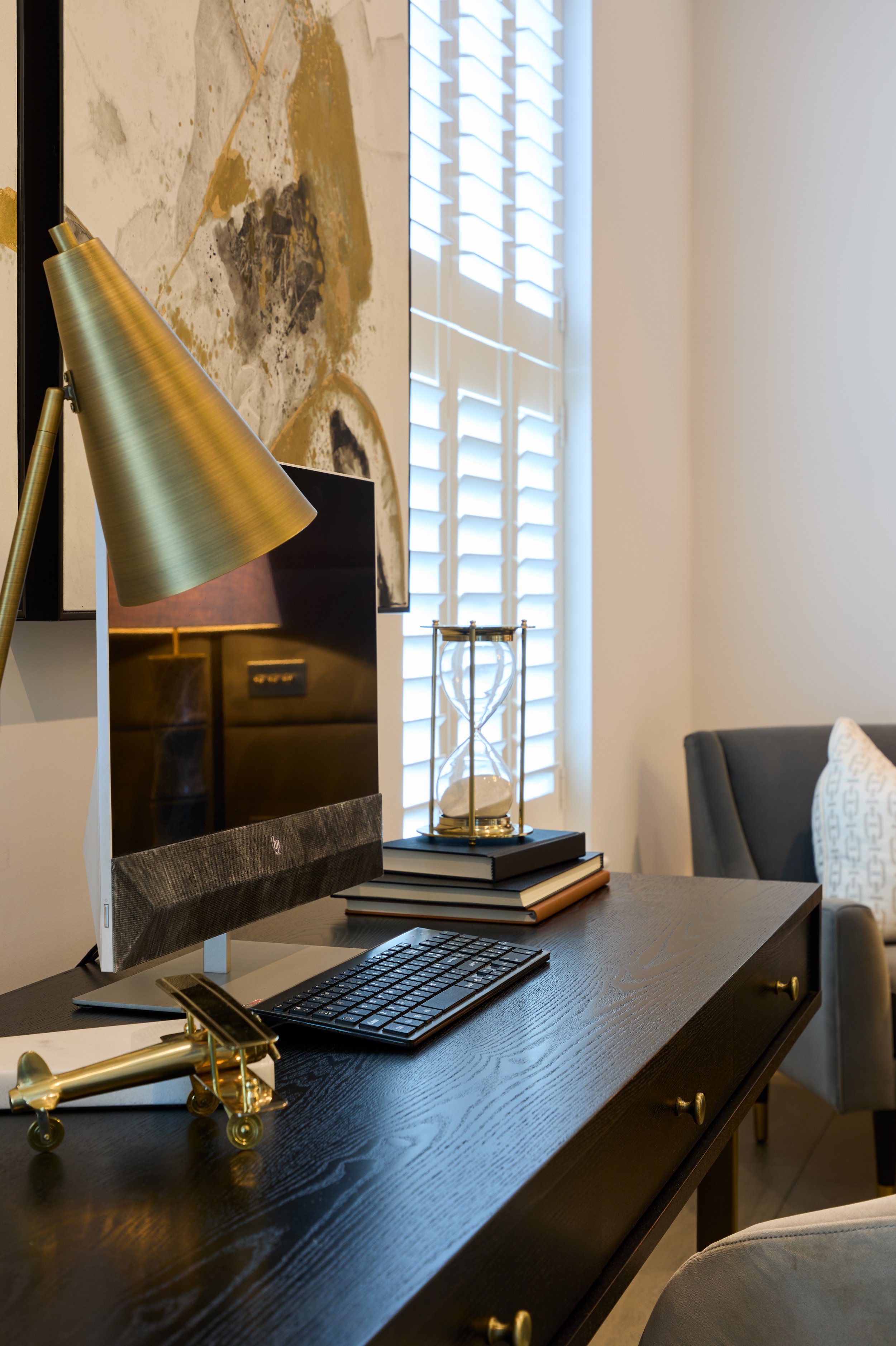 Furnbury Interior Design Burwood Park Surrey Bedroom 3 Desk