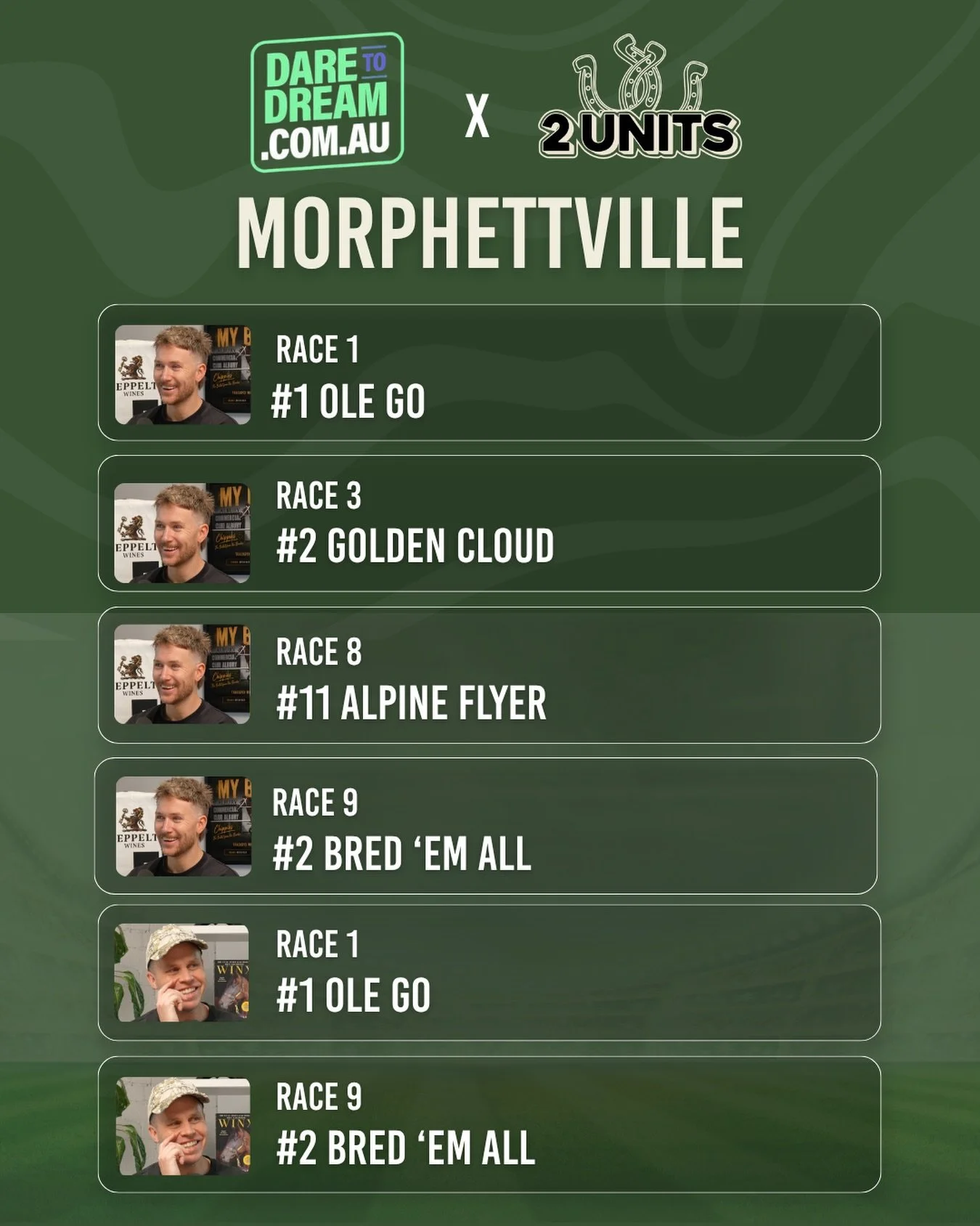 The Morphettville Specs 📝