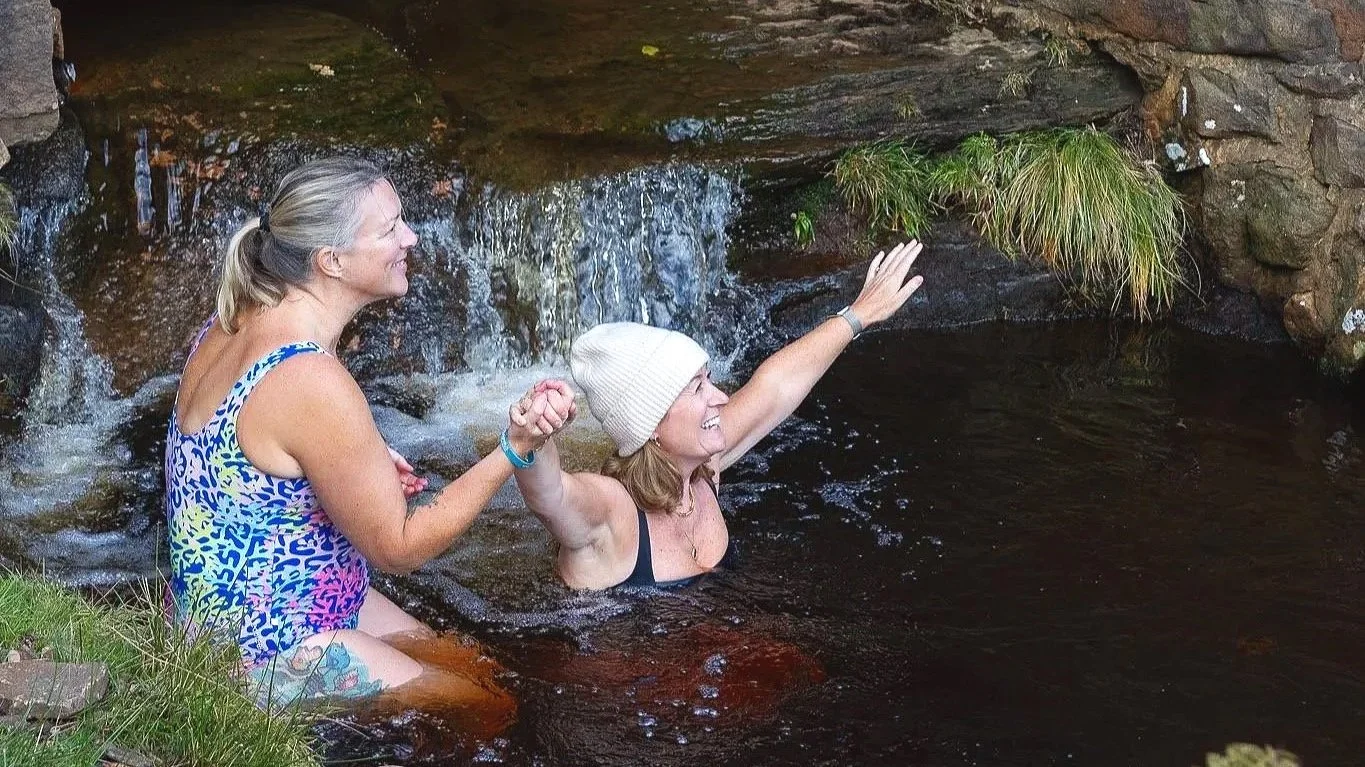 Wild dips in the Peak District on a wellness retreat