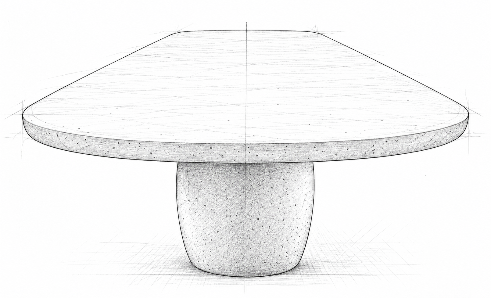 Monochrome Graphite Stone Table Study.png