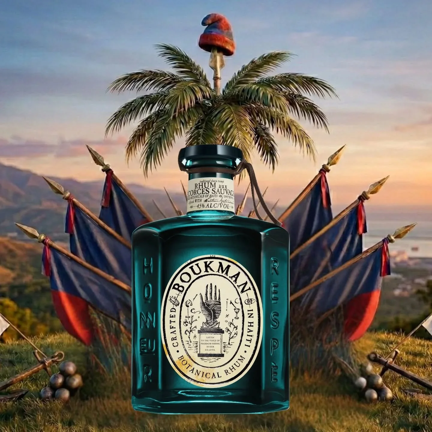 Bon f&egrave;t drapo - happy Haitian flag day. L'union fait la force!