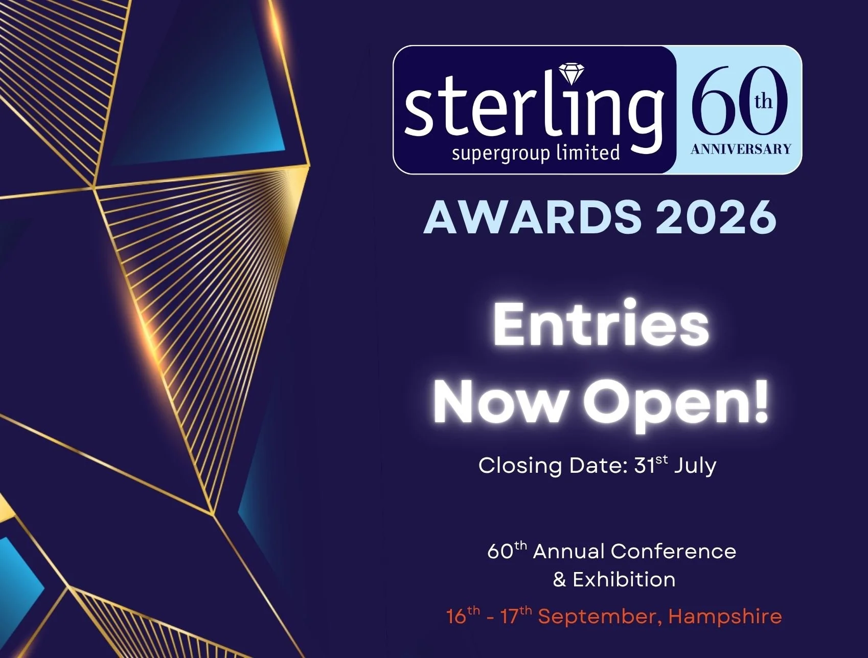 Celebrating Excellence: Entries Open for Sterling Supergroup Awards 2026