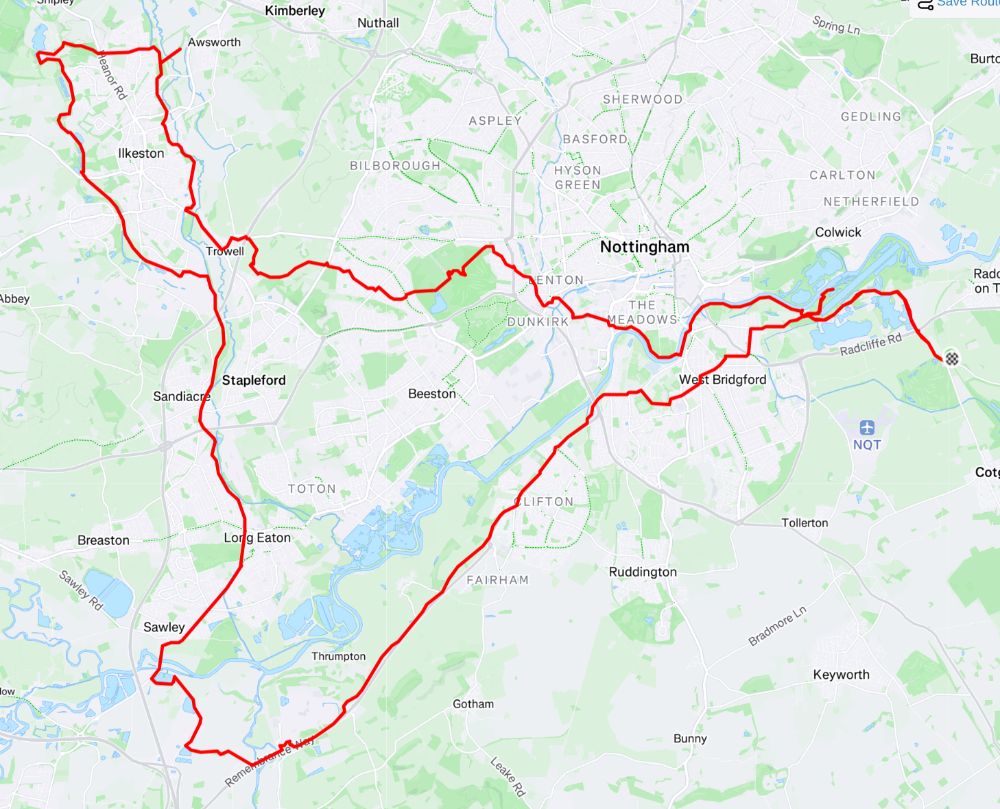 Nottingham Easter Meet                      - A Lovely Cycle Ride