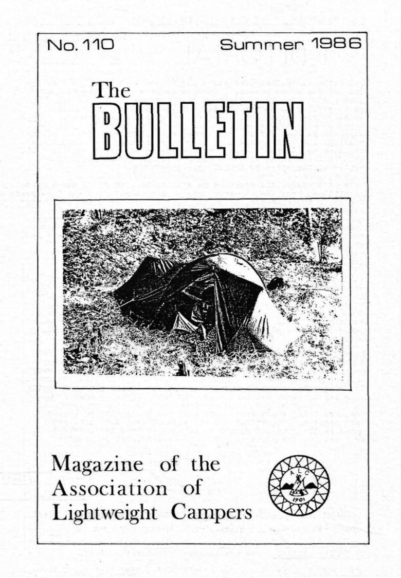 Cover of The Bulletin magazine featuring a photograph of a small tent. 