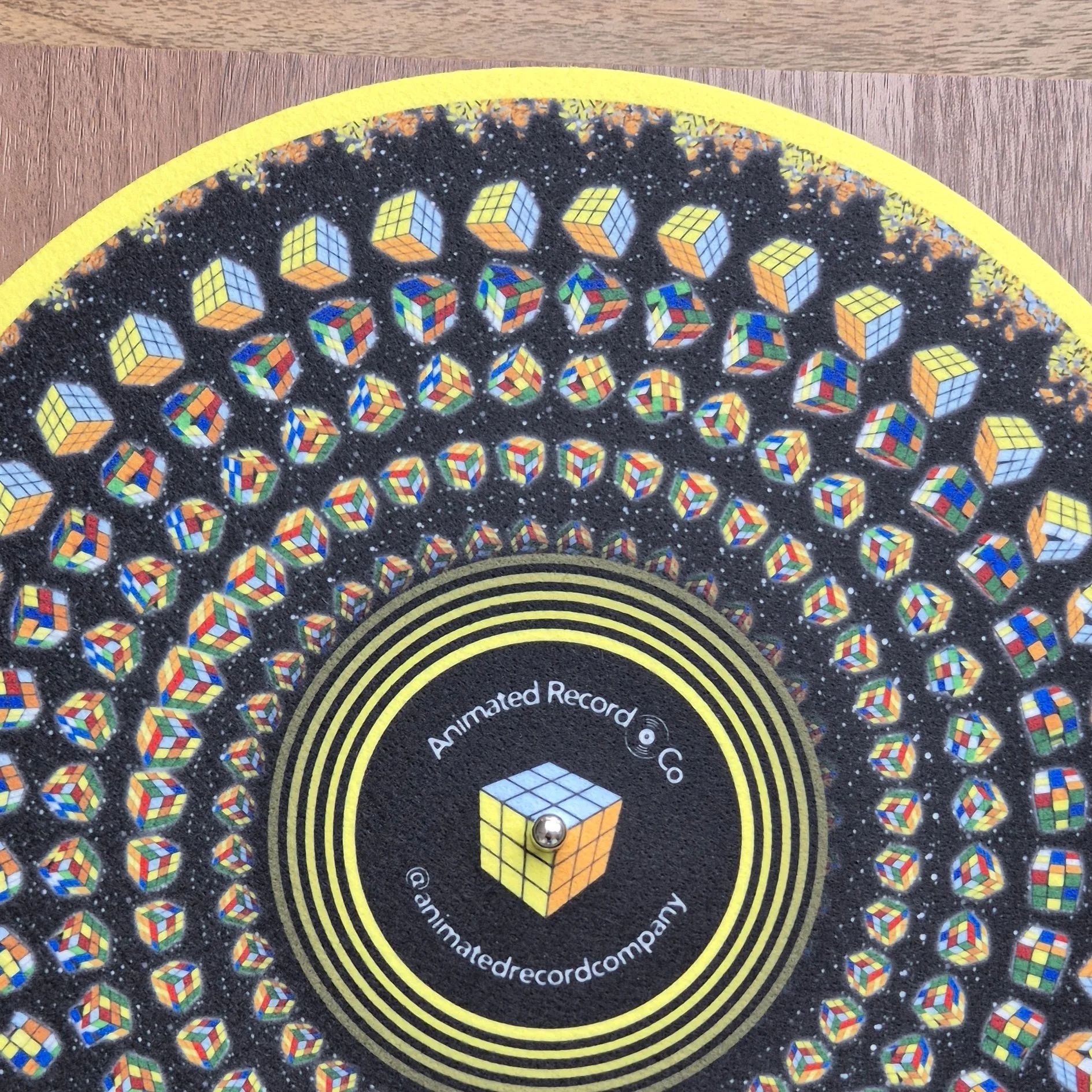 'Puzzle Cube' Animated Zoetrope Slipmat
