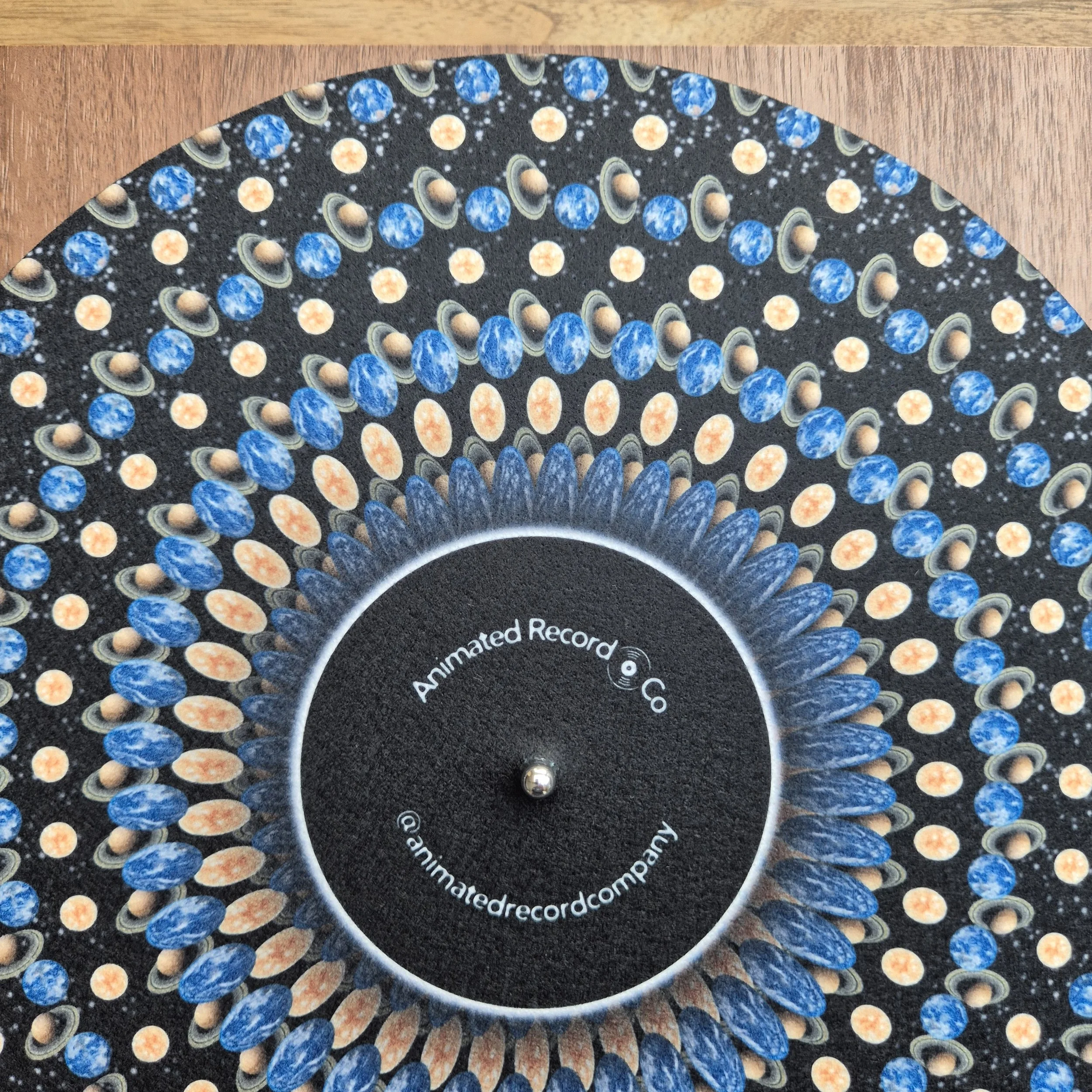 'Black Hole' Animated Zoetrope Slipmat